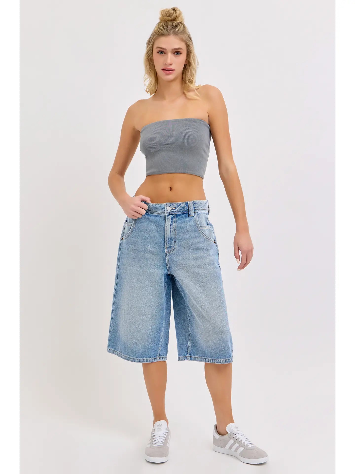 Mid Waisted Baggy Culotte