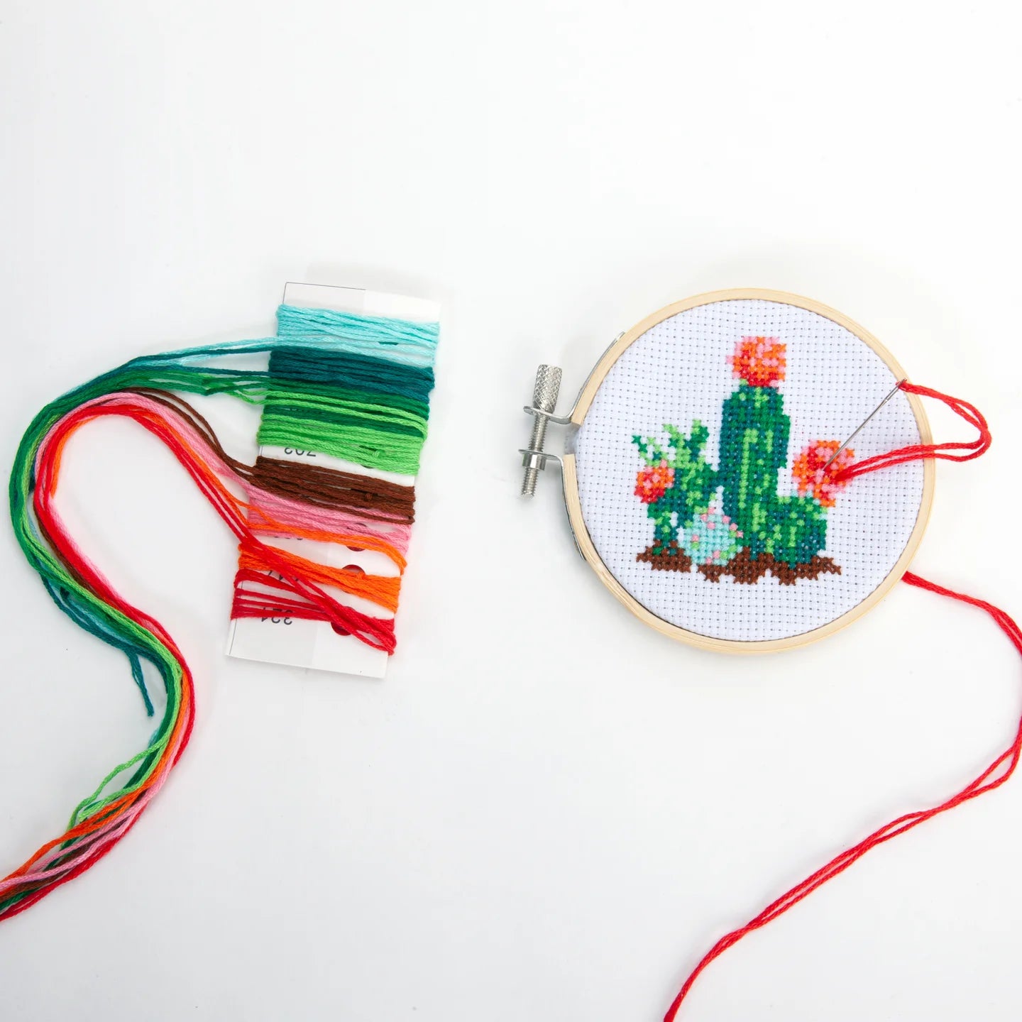 Cactus Mini Cross Stitch Kit
