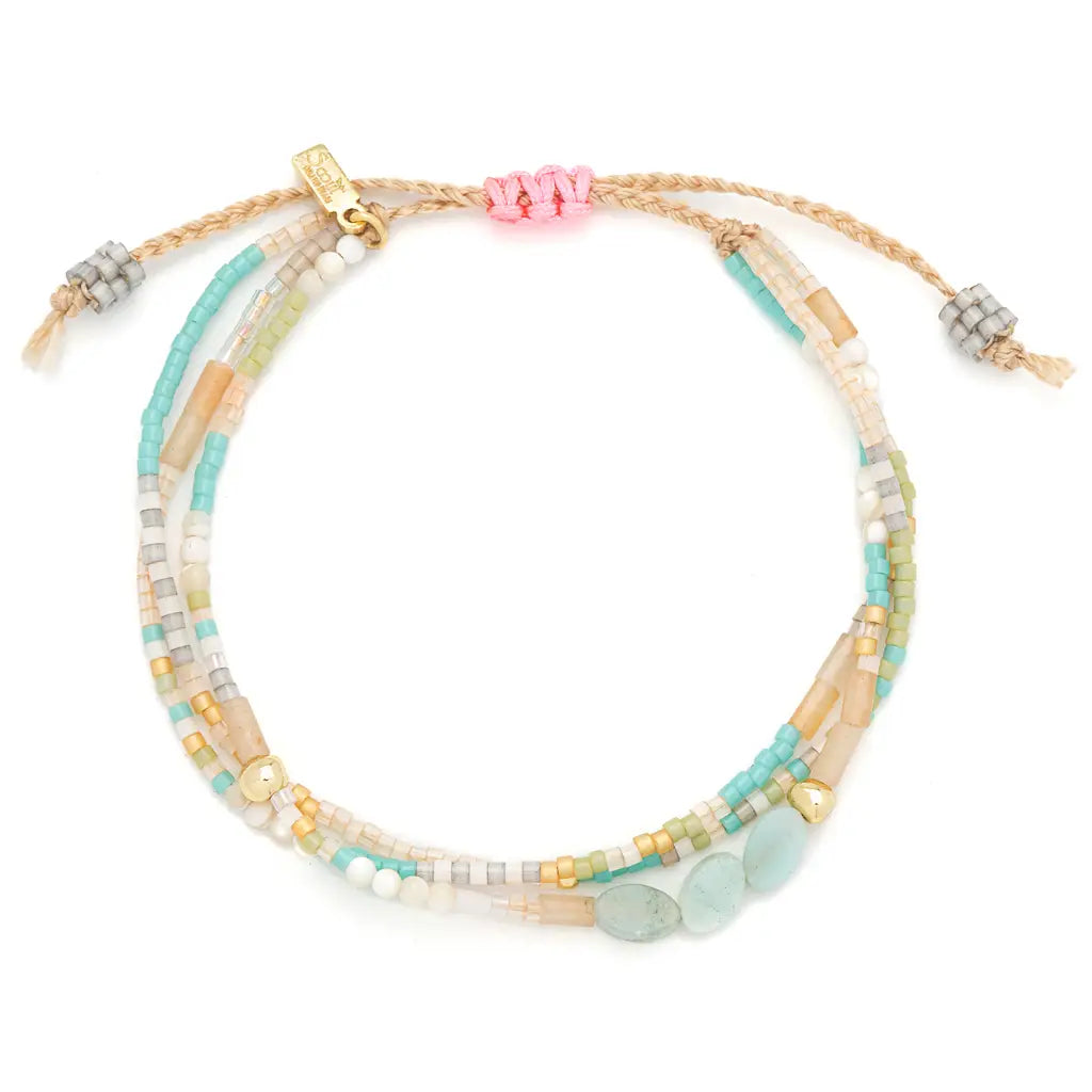 Mixed Tapes & Miles Mixed Media Bracelet
