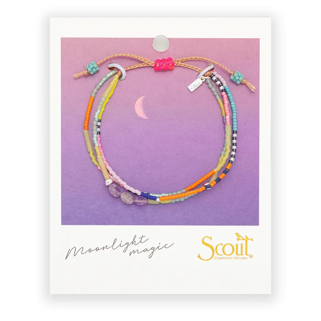 Moonlight Magic Mixed Media Bracelet