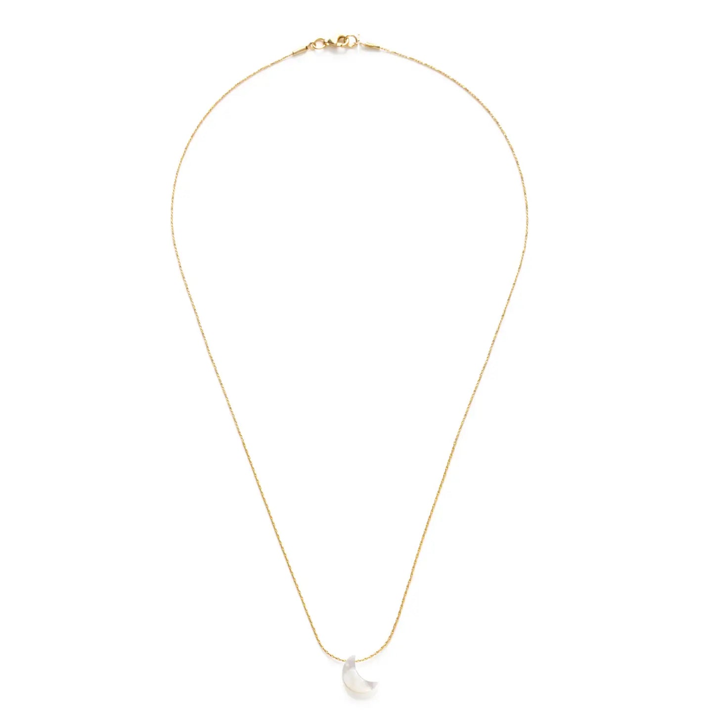 Mother of Pearl Moon Necklace
