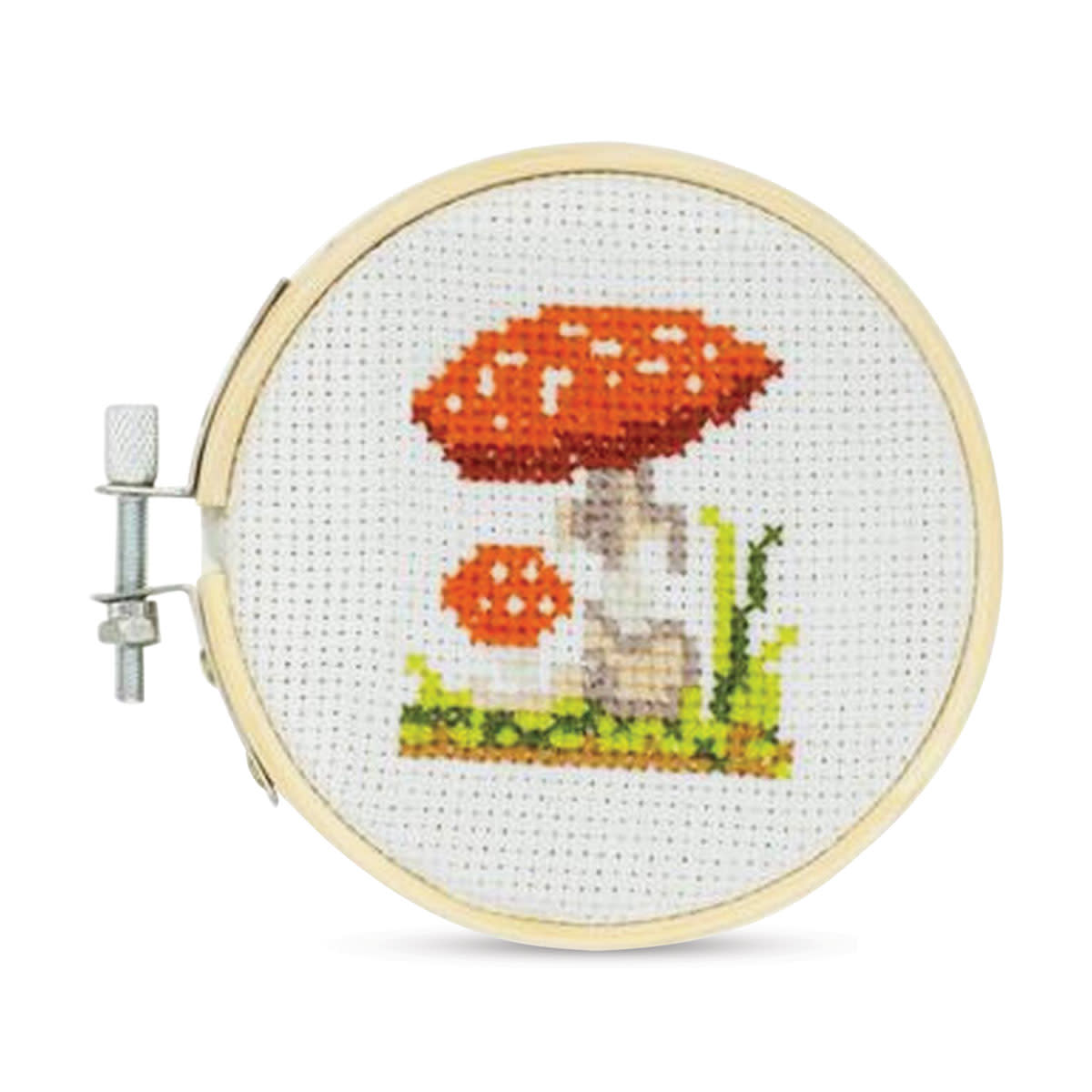 Mushroom Mini Cross Stitch Kit