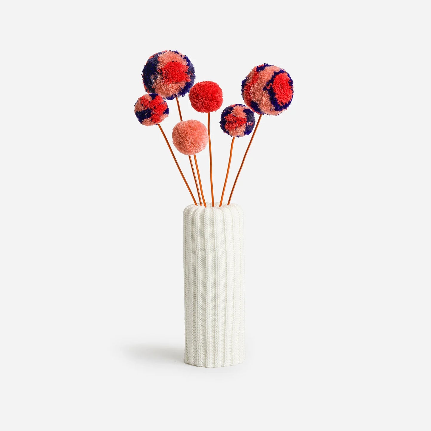 Navy Melon Pom Flower Bouquet