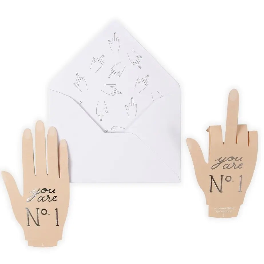 Number One Pop-Up Card