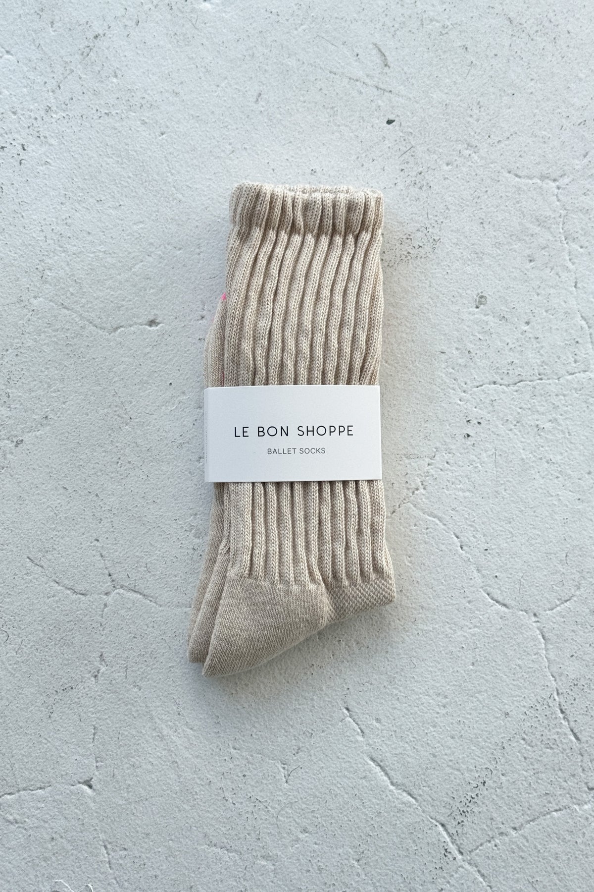 Oatmeal Ballet Socks by Le Bon Shoppe