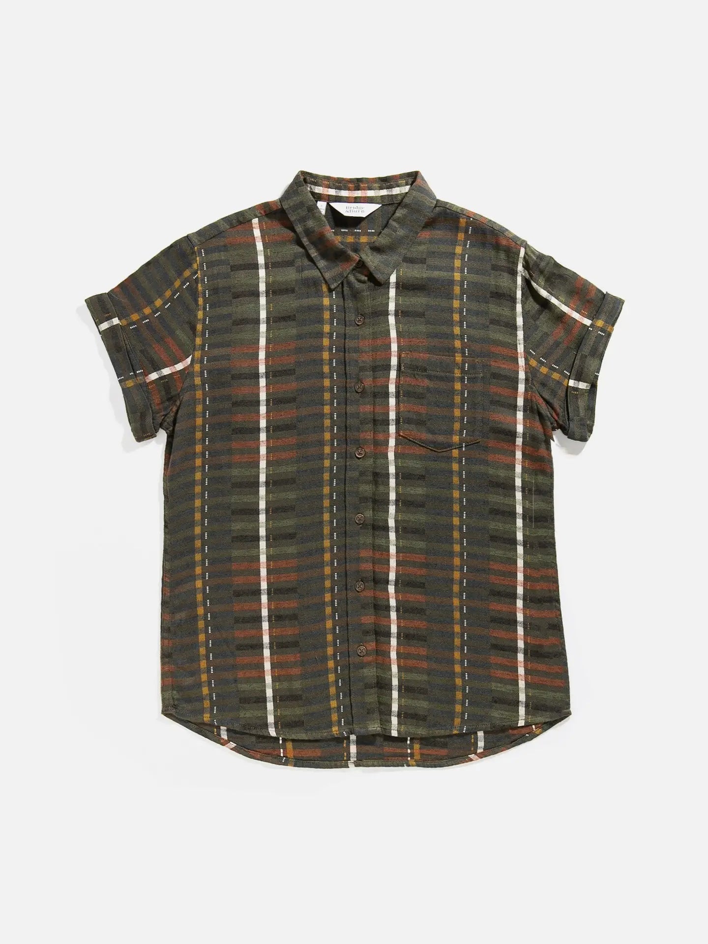 Olive Stripe Bea Shirt