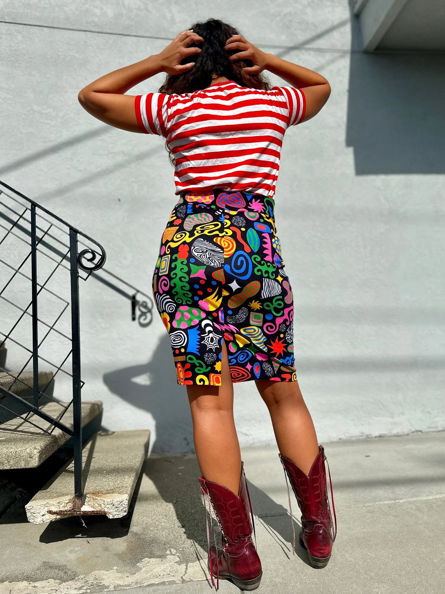 Party Mix Wiggle Skirt