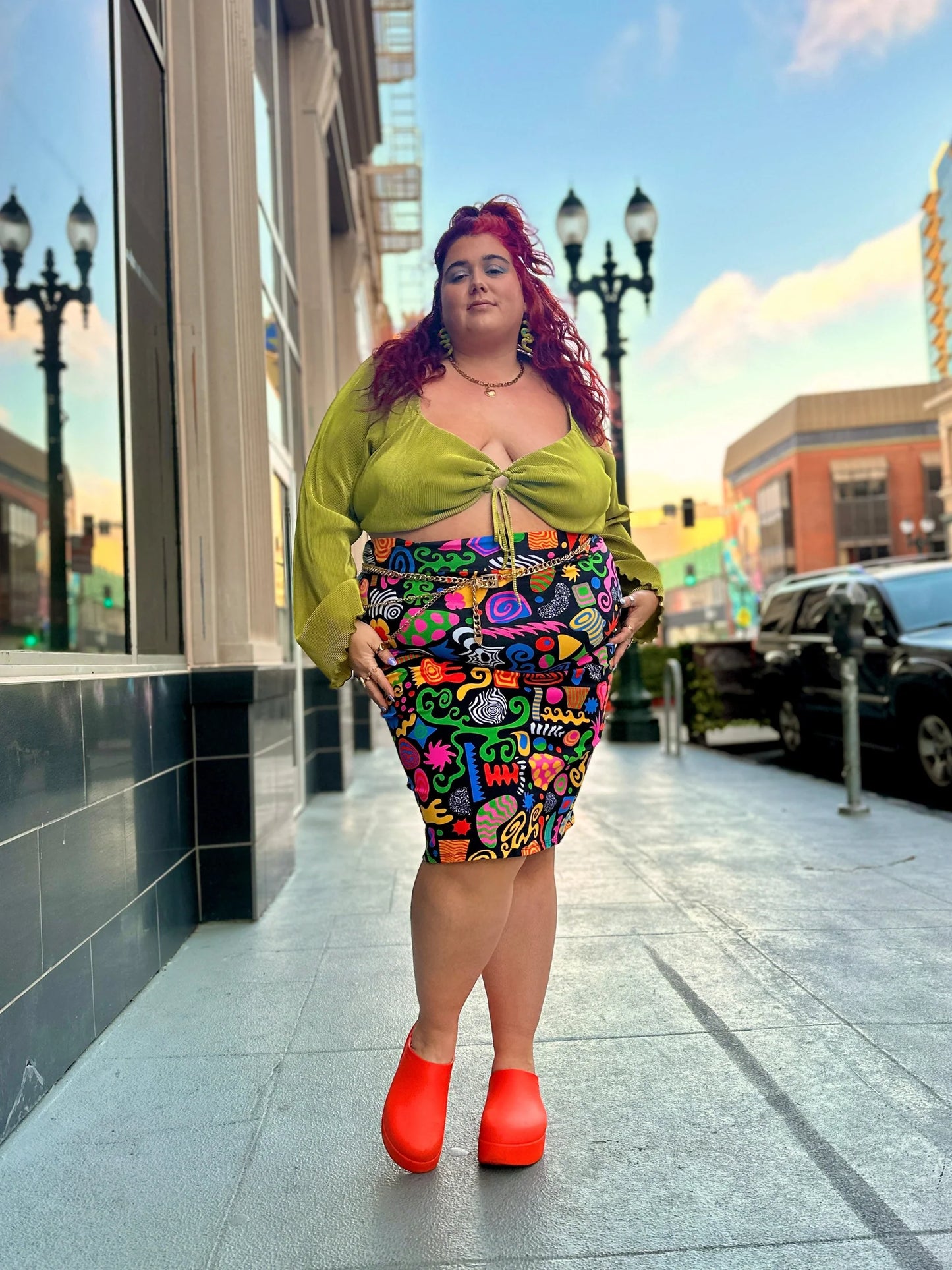 Party Mix Wiggle Skirt
