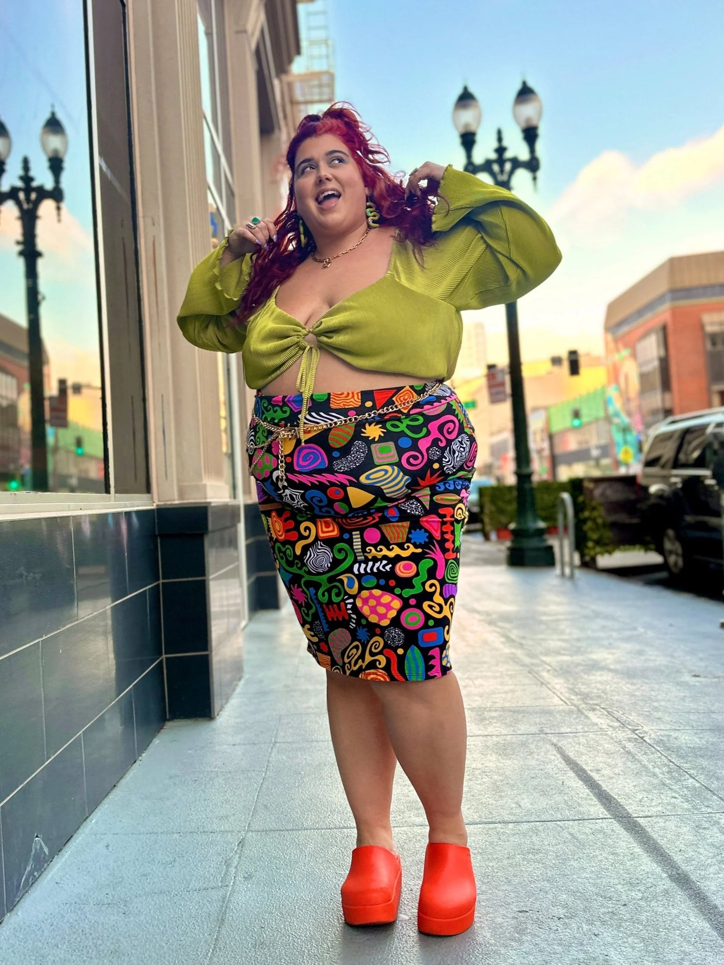 Party Mix Wiggle Skirt