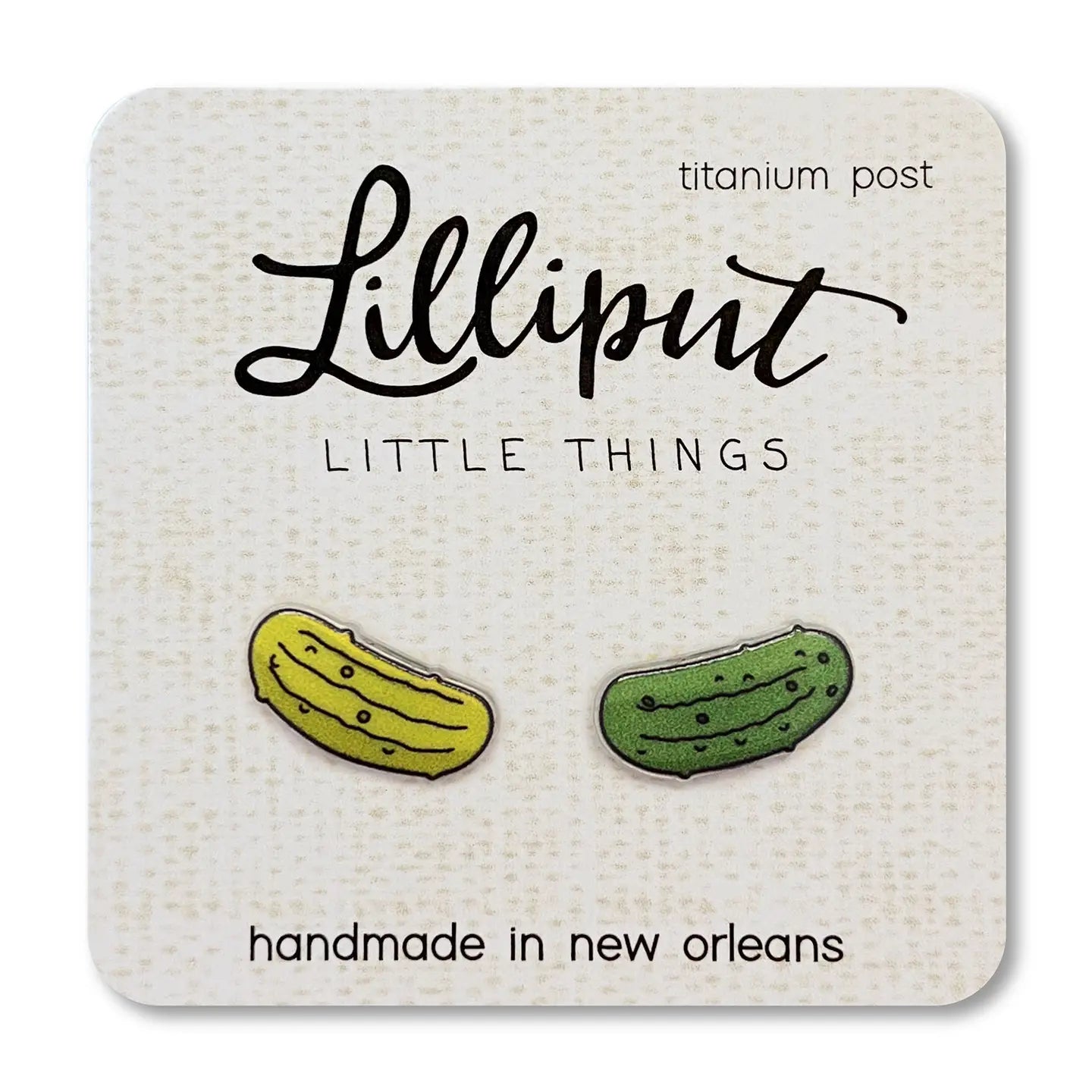 Pickle Earrings