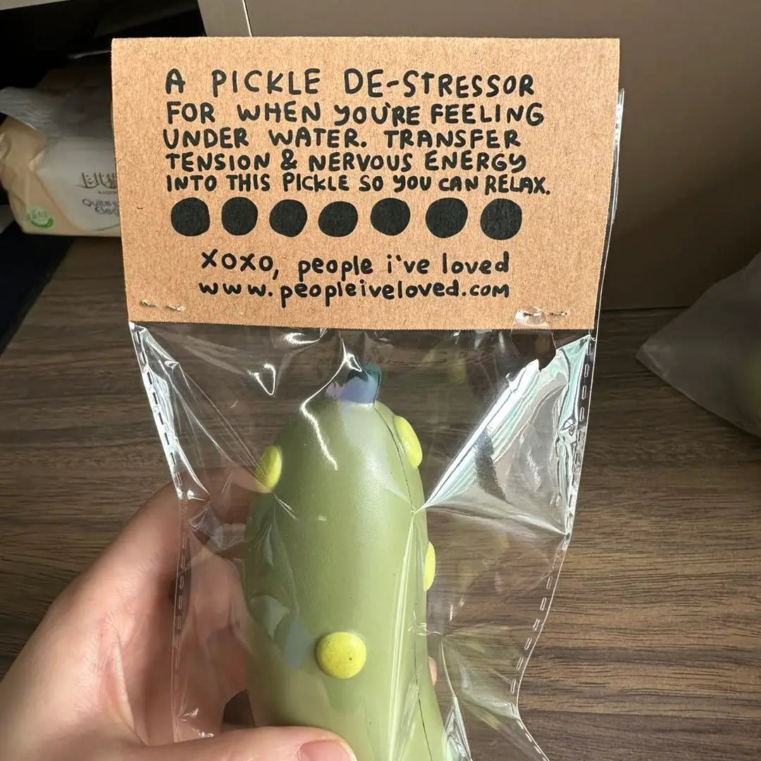 Pickle Stress Ball by People I've Loved
