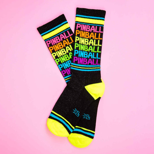 Pinball Neon Rainbow Sock
