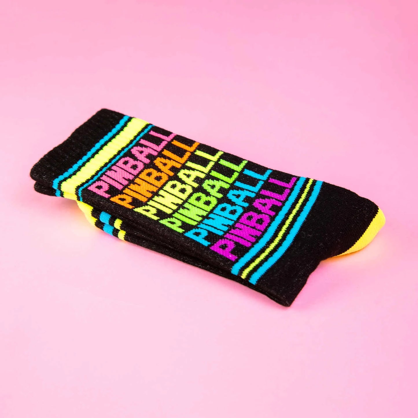 Pinball Neon Rainbow Sock