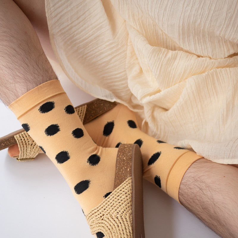 Polka Dot Kraft Socks