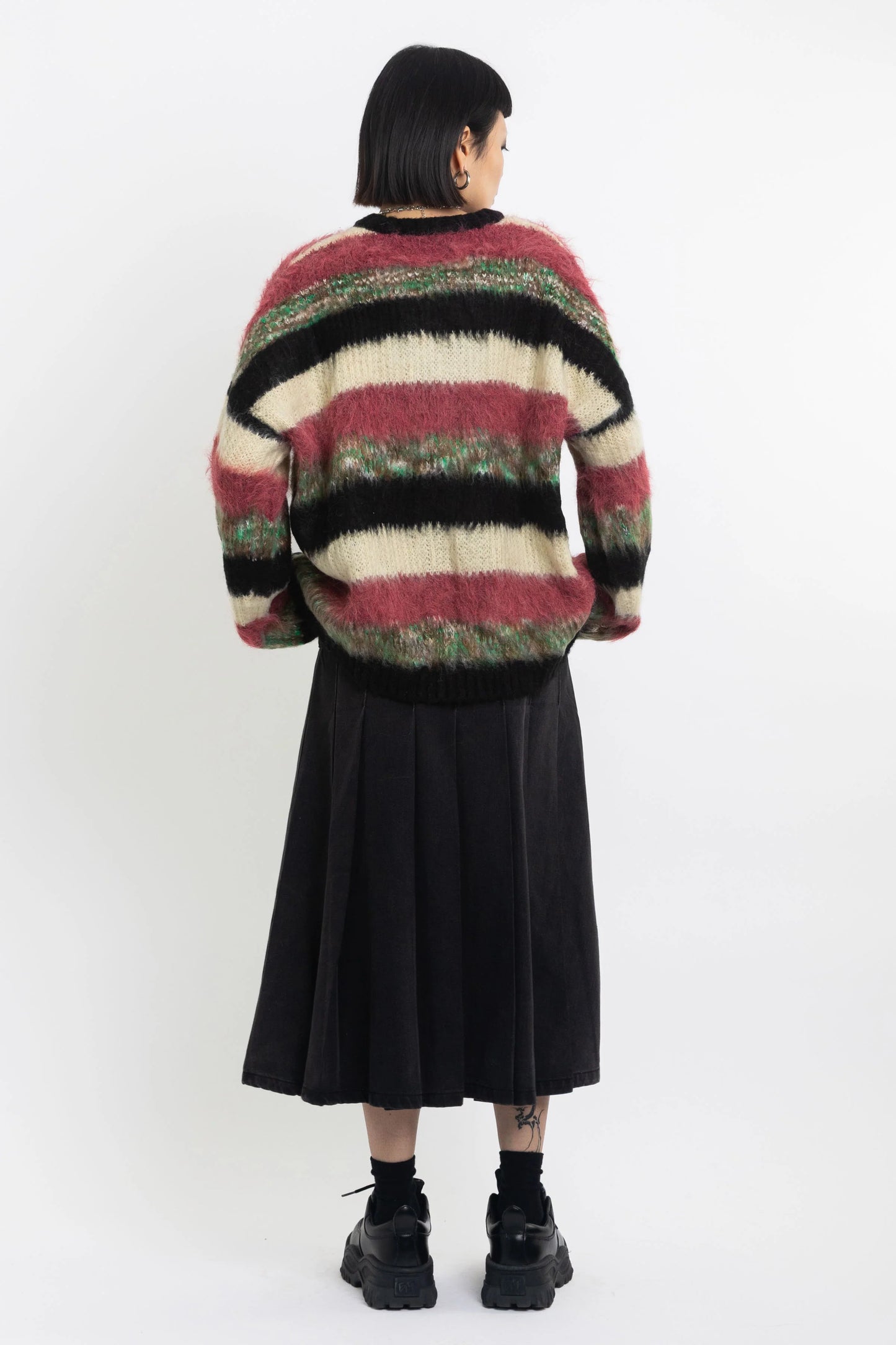 Pulse Stripe Oversized Sweater by Ragged Priest
