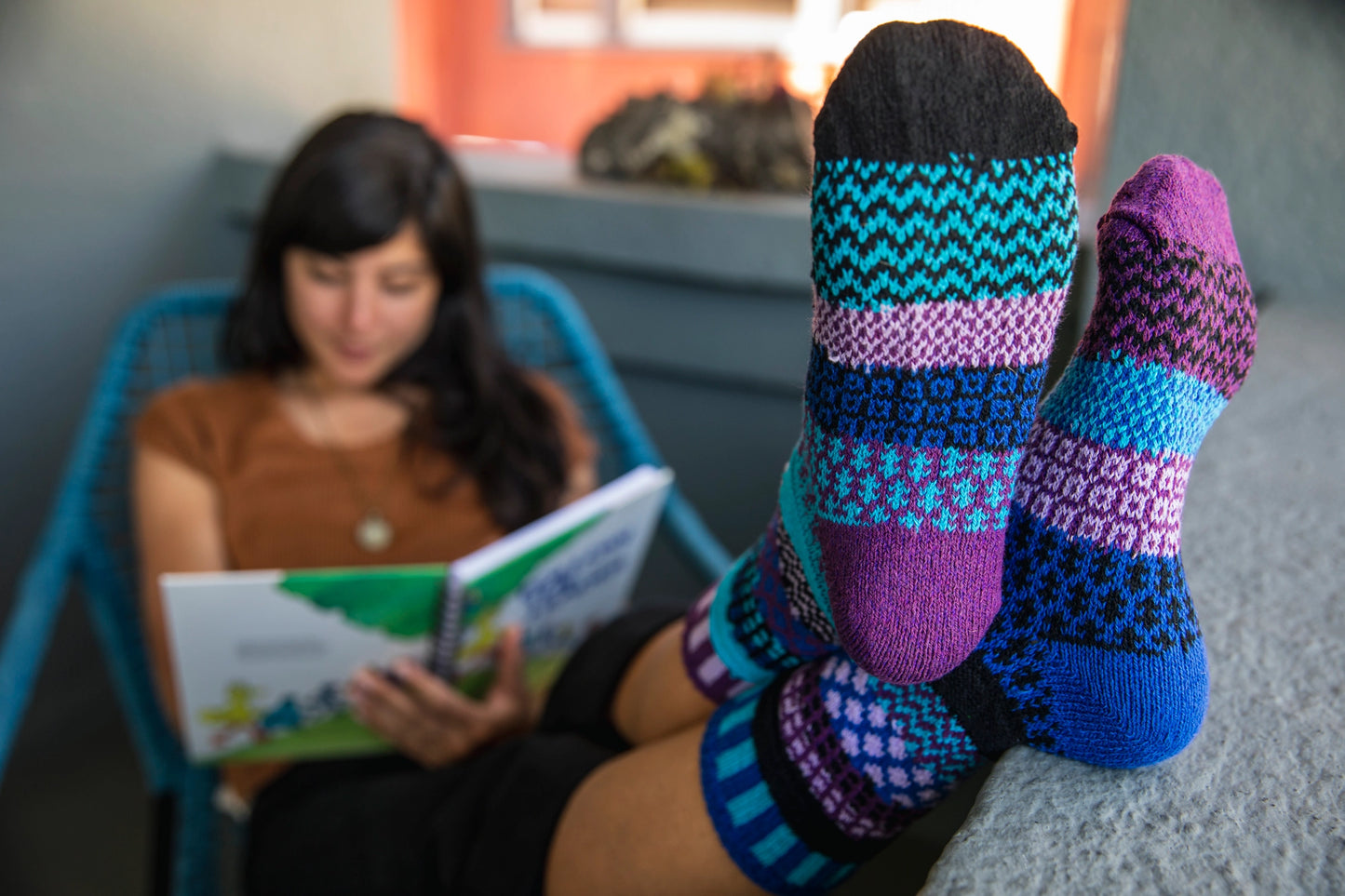 Raspberry Crew Socks