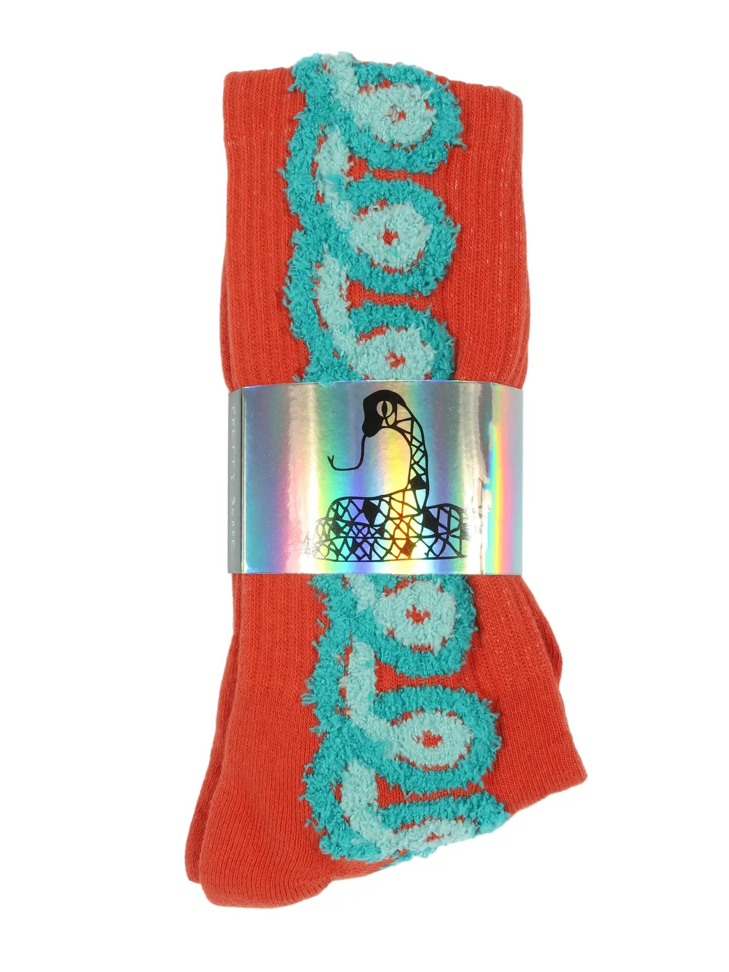 Red Loopy Socks