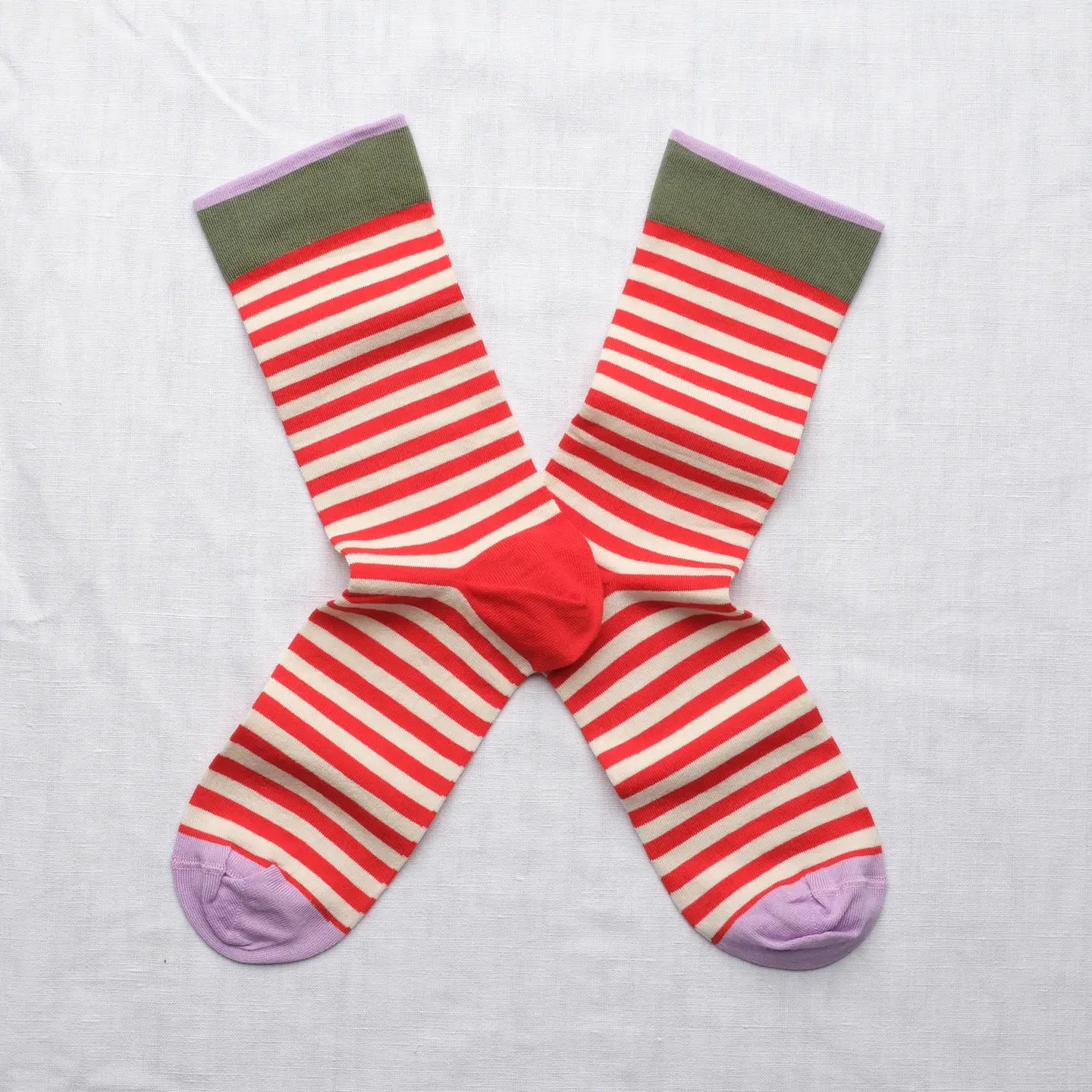 Red Stripe Socks