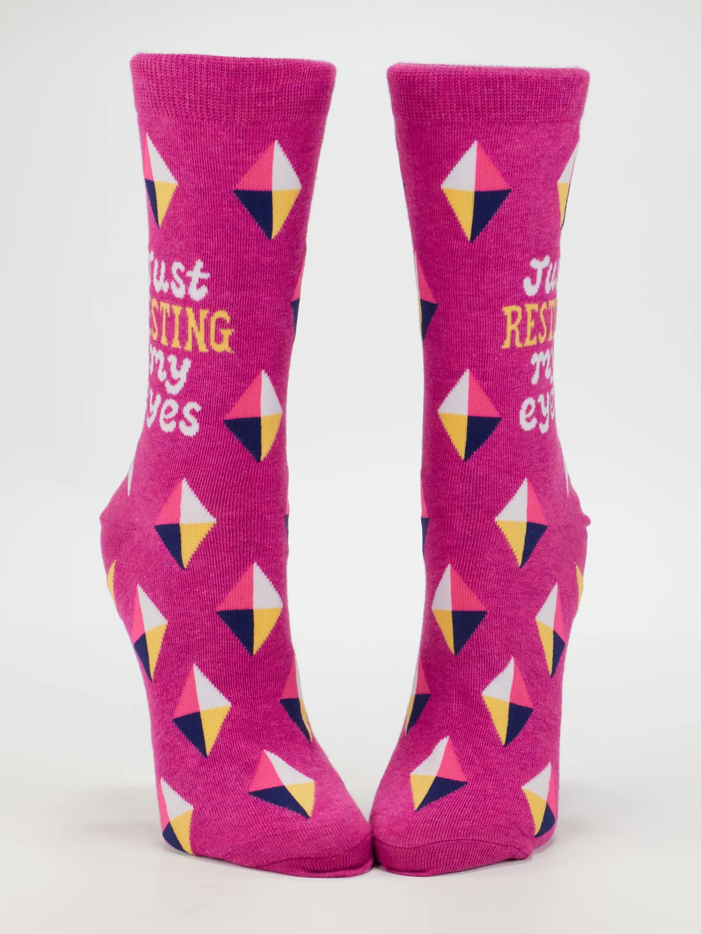Resting My Eyes W-Crew Socks