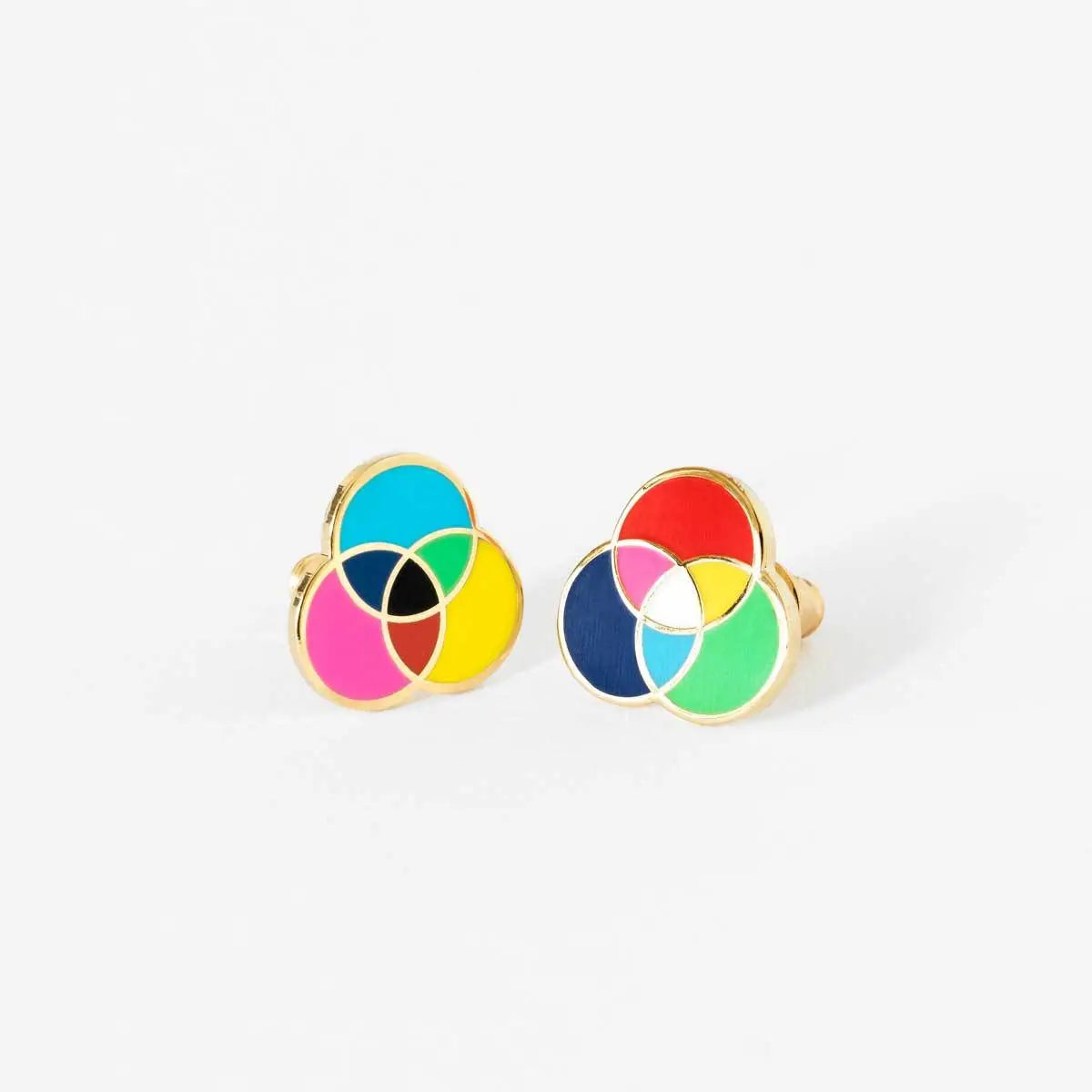 Rgb and Cmyk Earrings