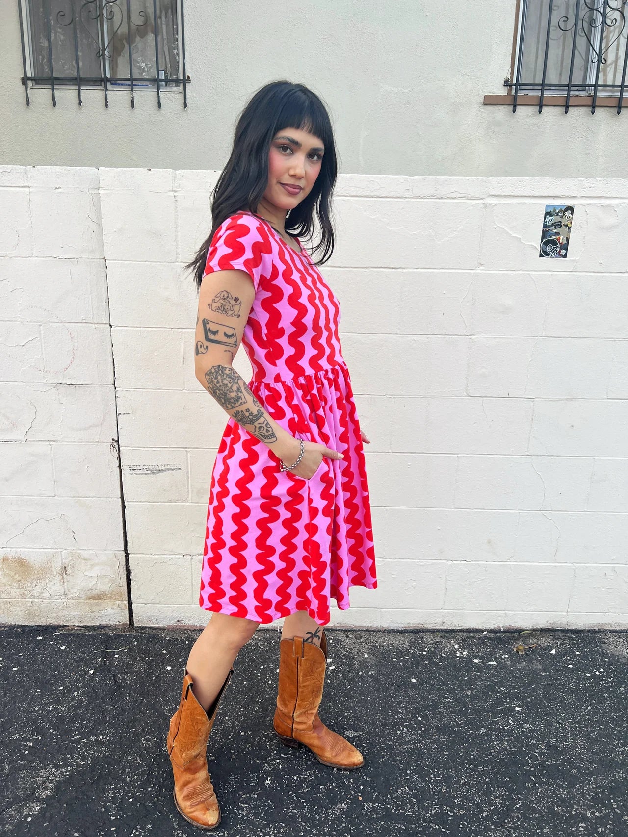 Squiggle Lucy Dress by Nooworks