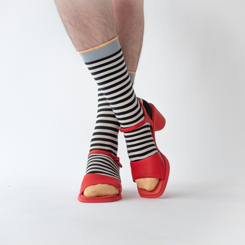 Stripe Dark Socks