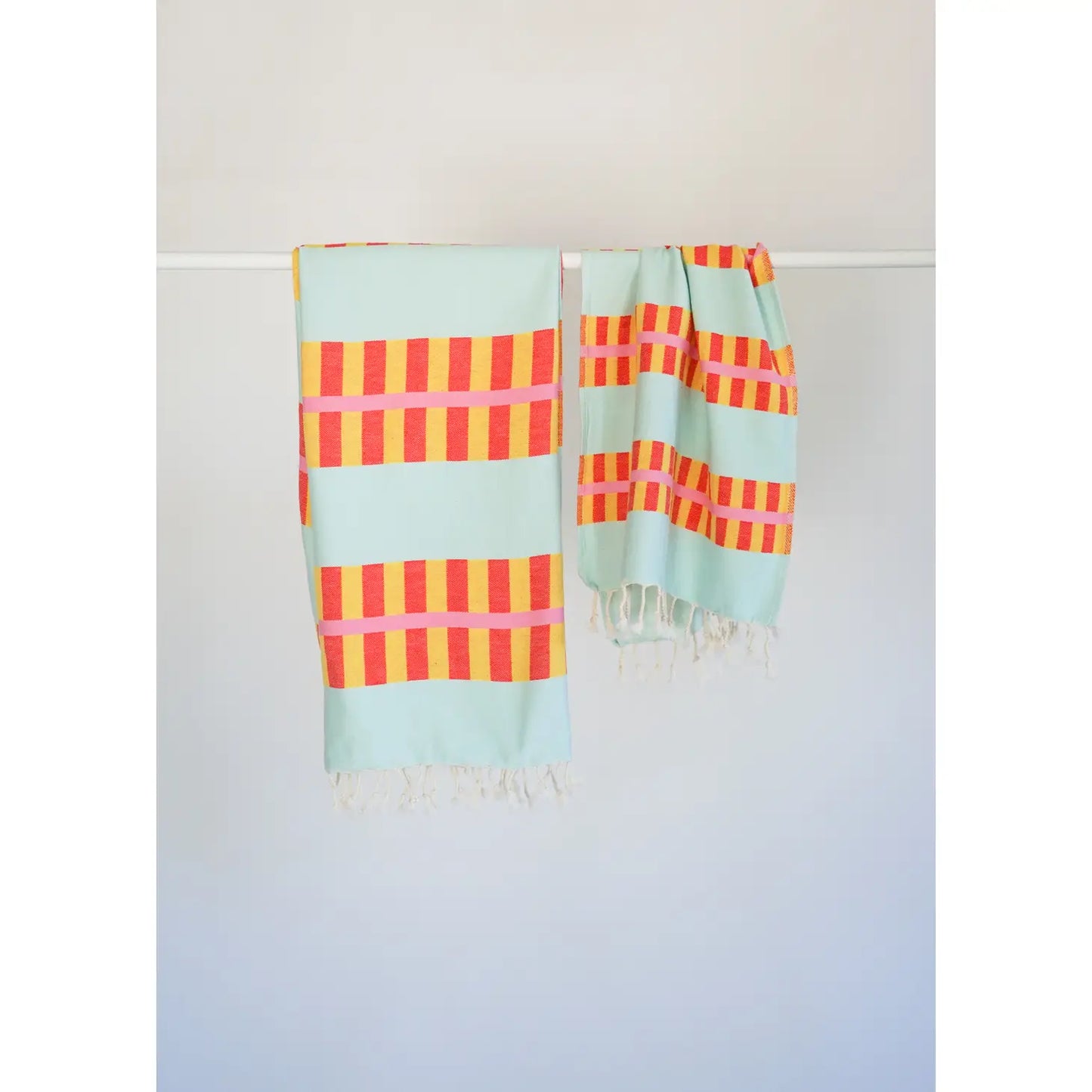 Summer Spritz Lattice Turkish Bath Towel