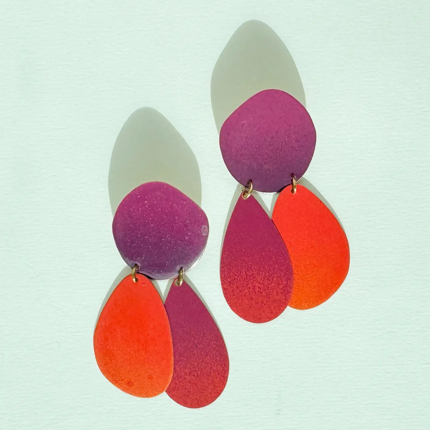 Sunset Pebble Earrings by We Dream in Colour