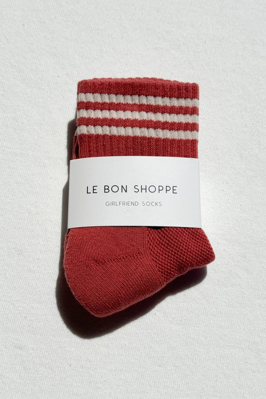 Terracotta Girlfriend Socks by Le Bon Shoppe