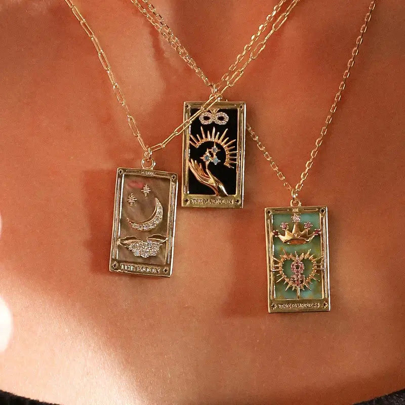 The Magician Tarot Card Necklace