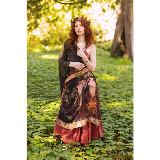 The Messenger Scarf with Joan of Arc