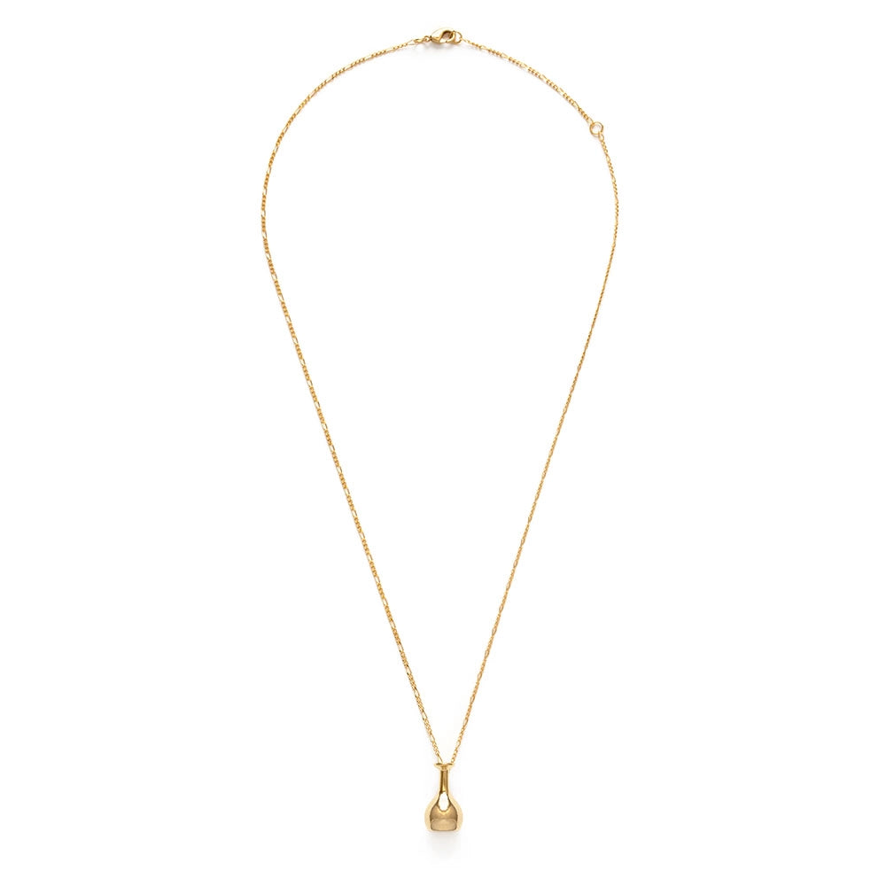 Tiny Ancient Vessel Pendant Necklace