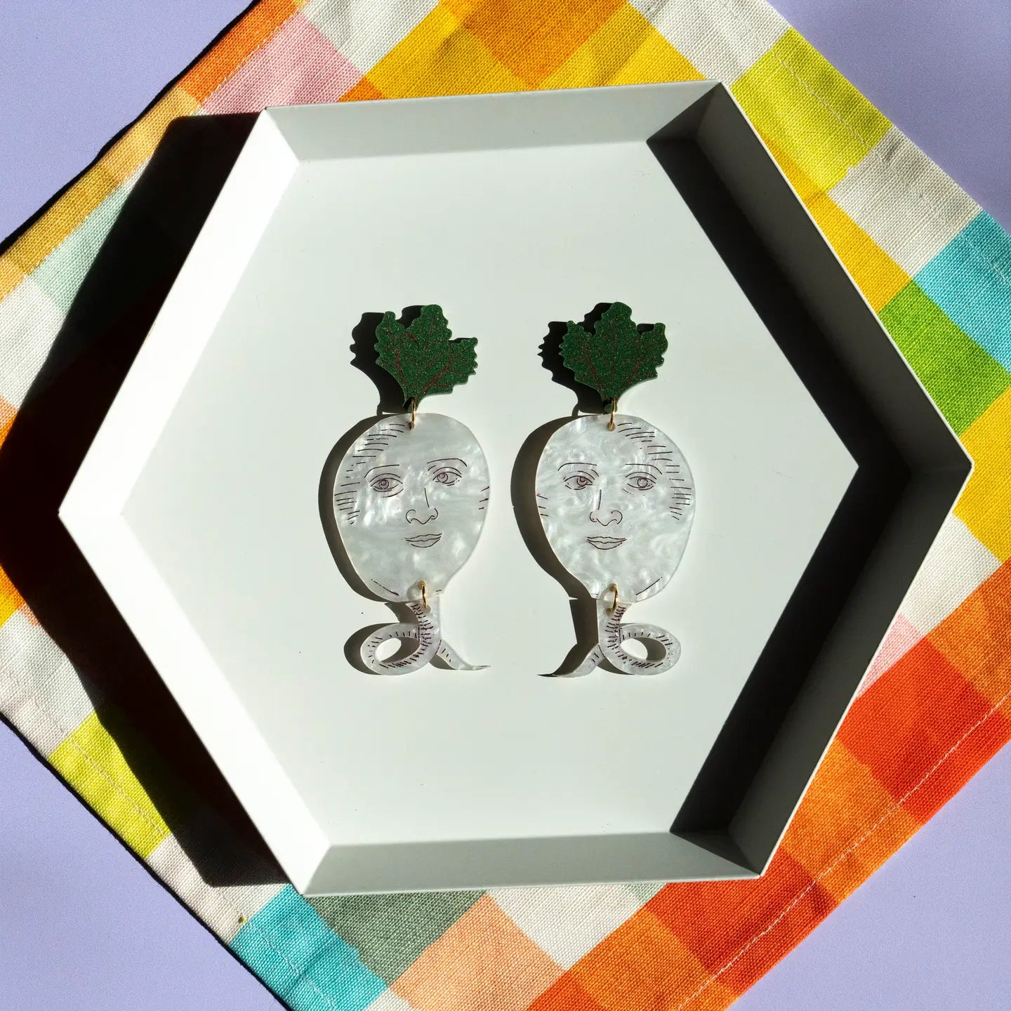Turnip Face Earrings