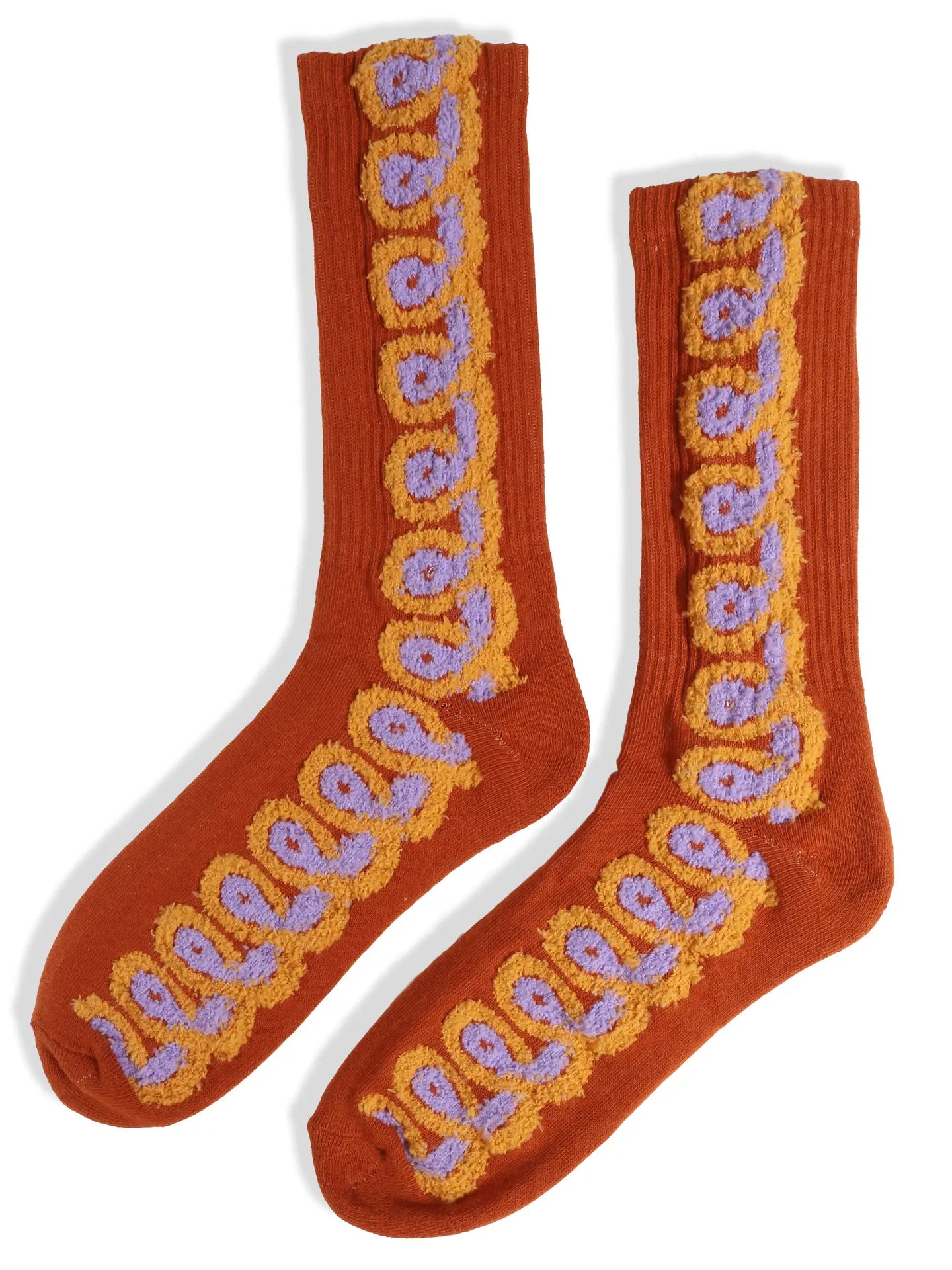 Umber Loopy Socks