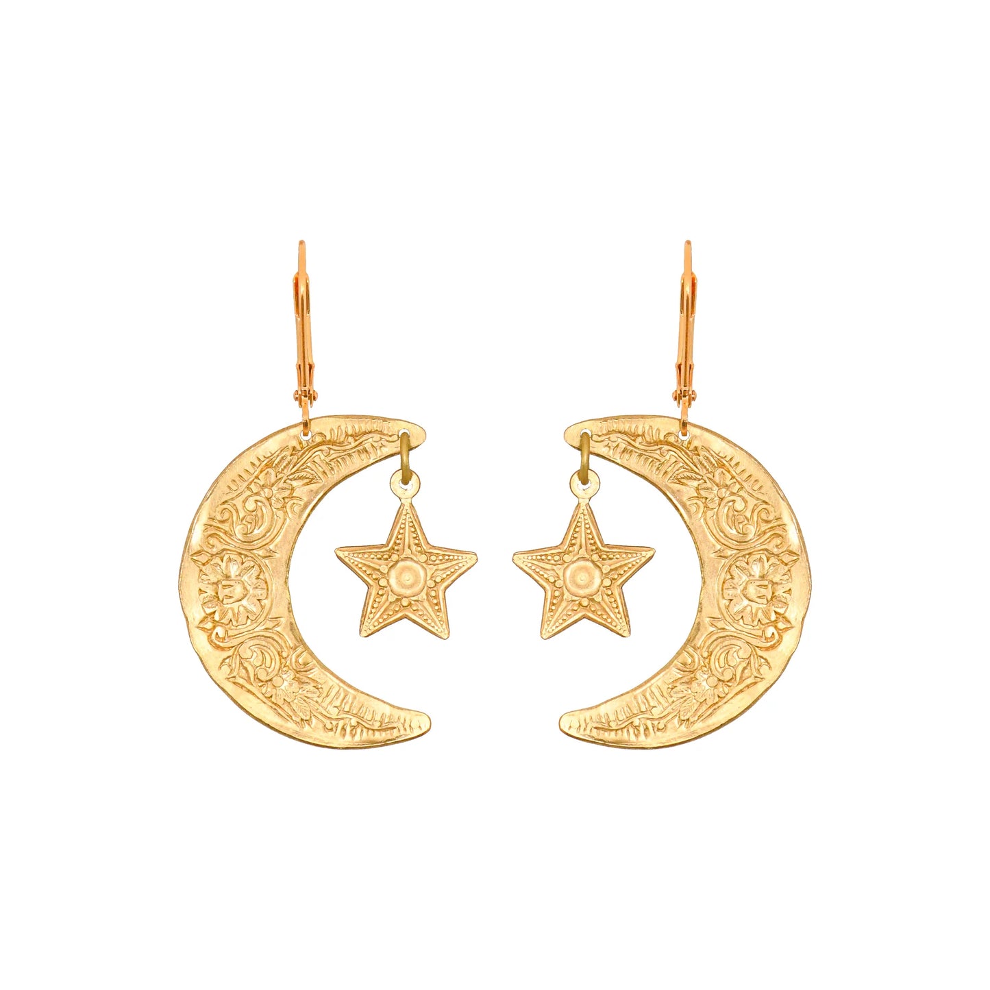 Vela Moon Star Earrings
