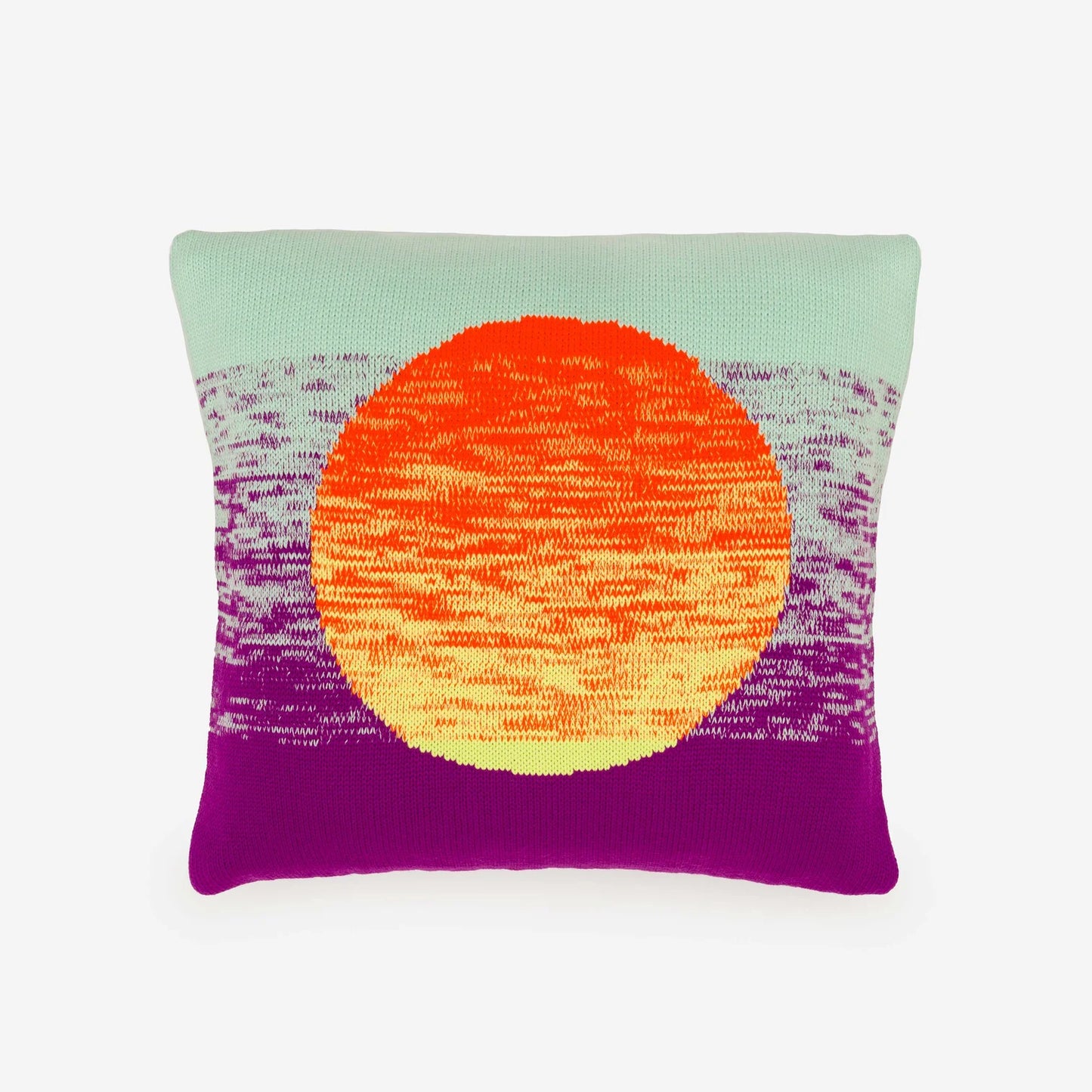 Violet Poppy Sunrise Sunset Pillow Cover