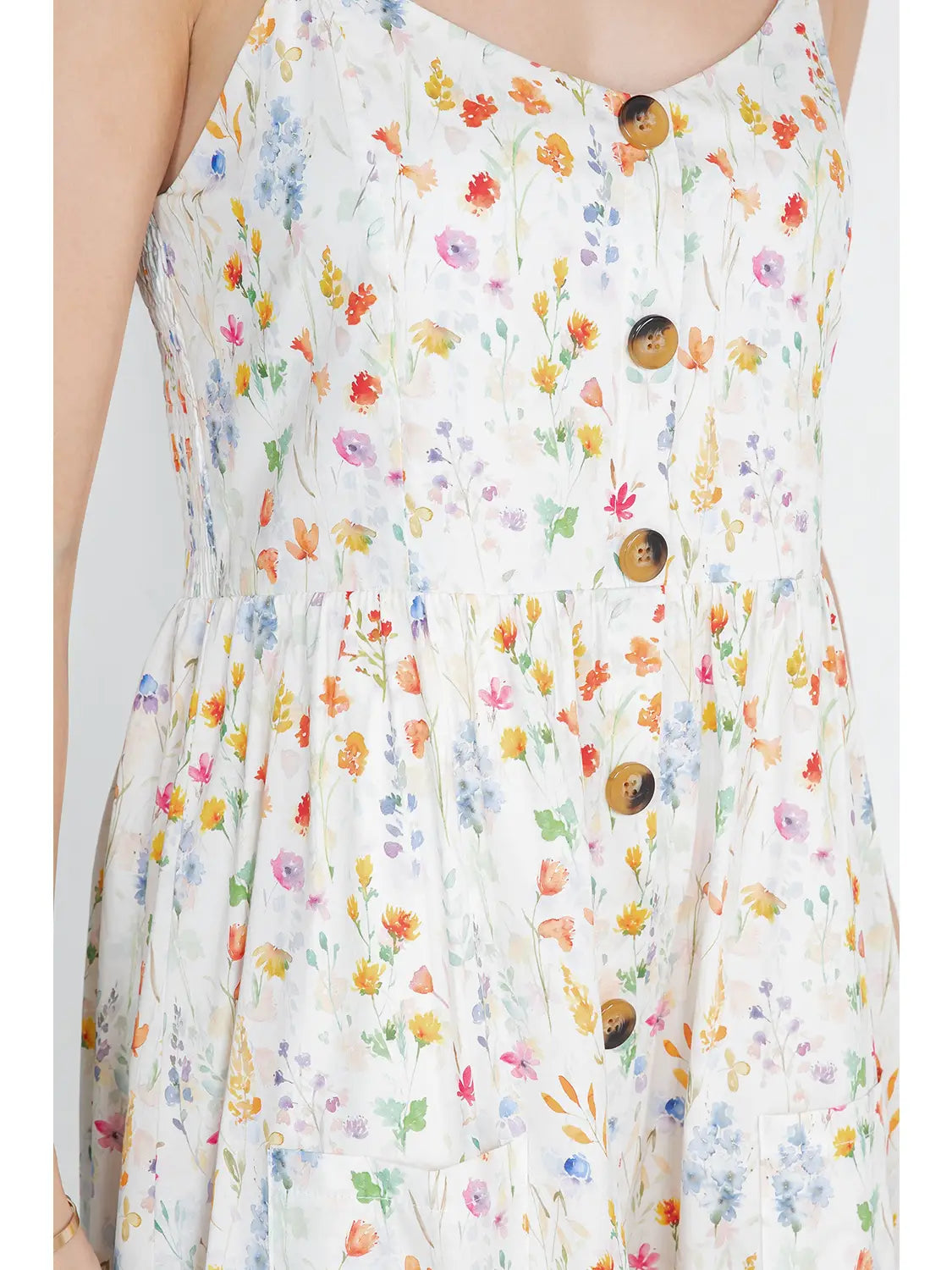 Watercolor Floral Cami Dress