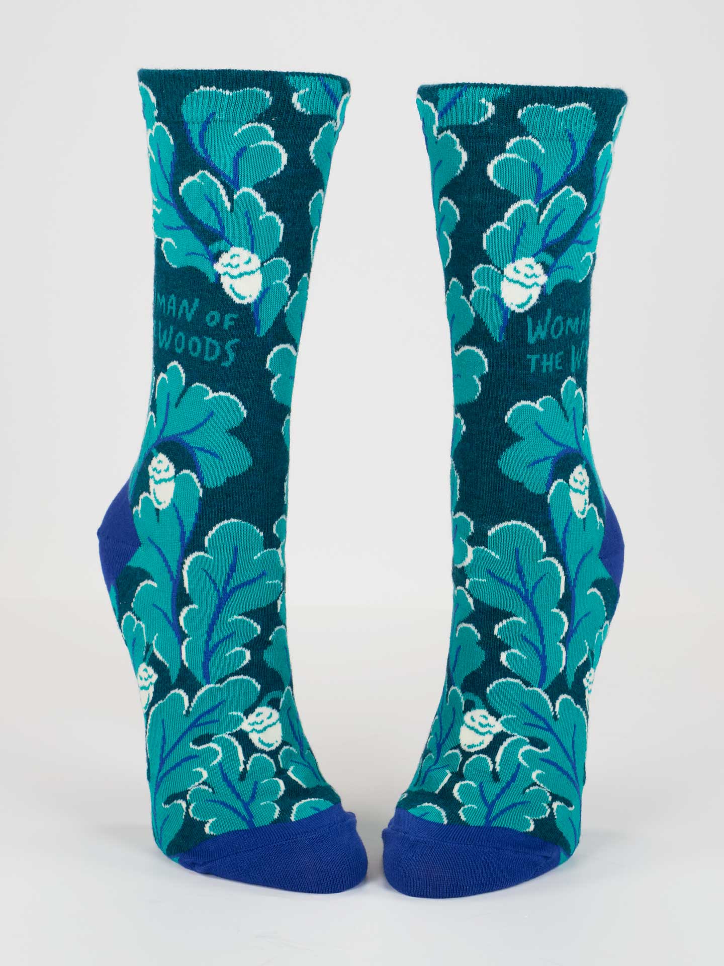 Woman Of The Woods Crew Socks by Blue Q