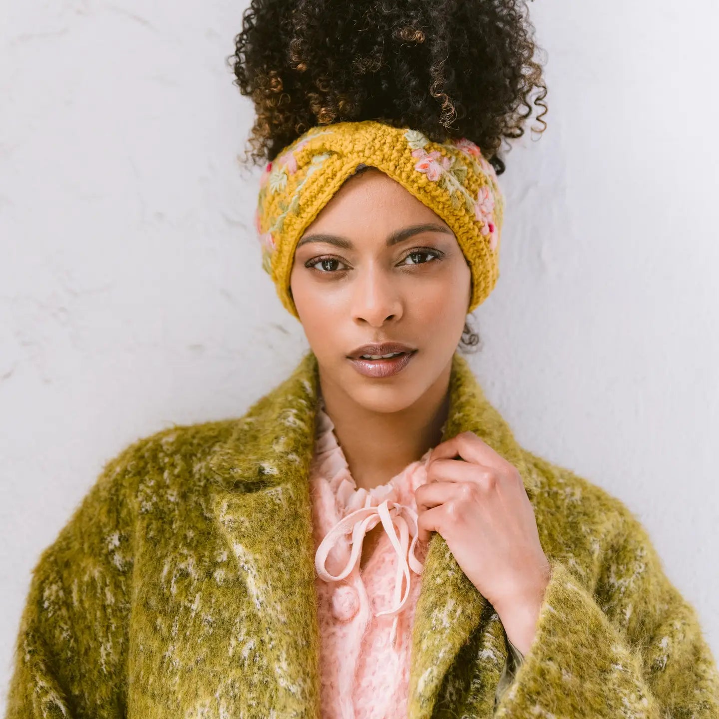 Yellow Meadow Headband by French Knot