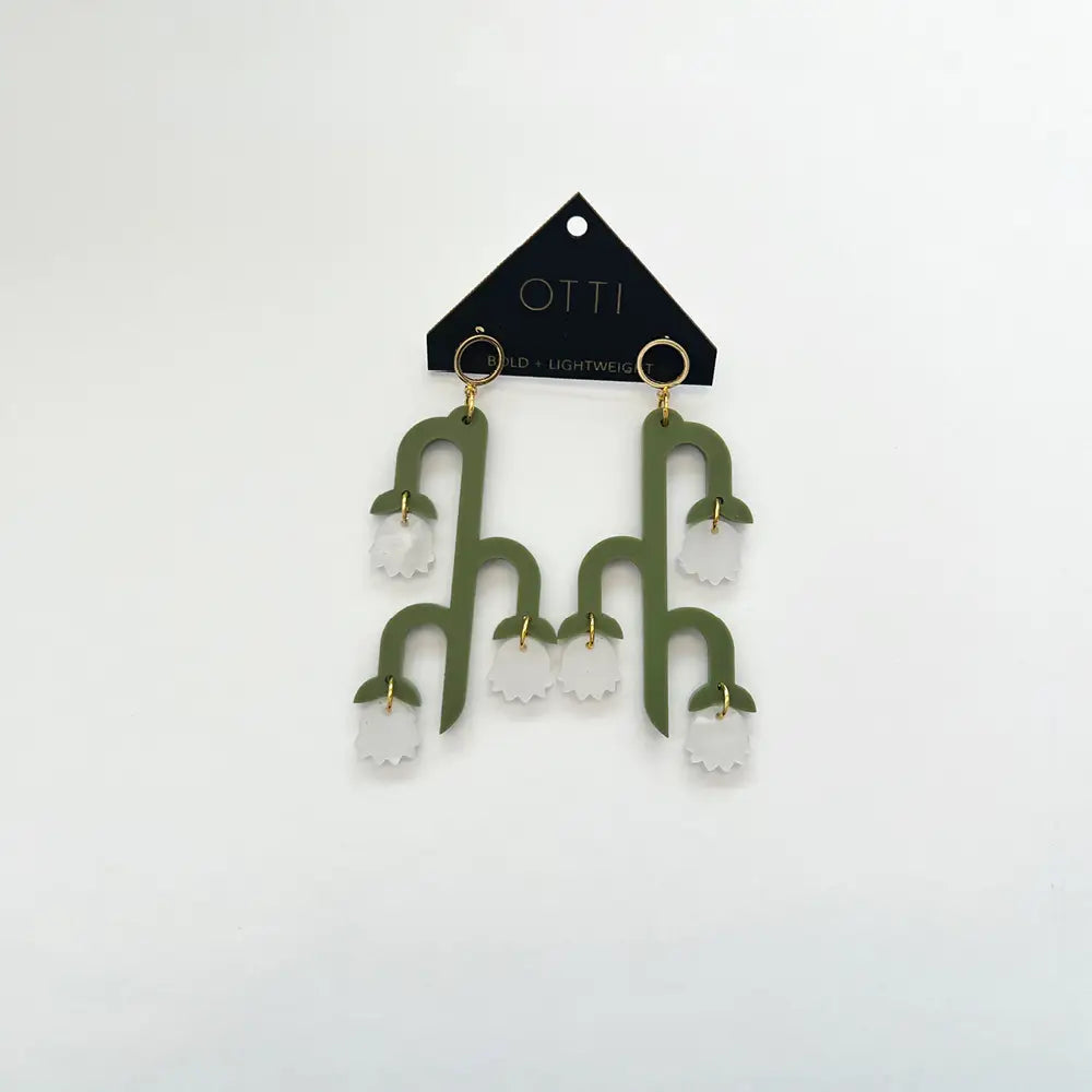 Yucca Flower Statement Earrings by Otti