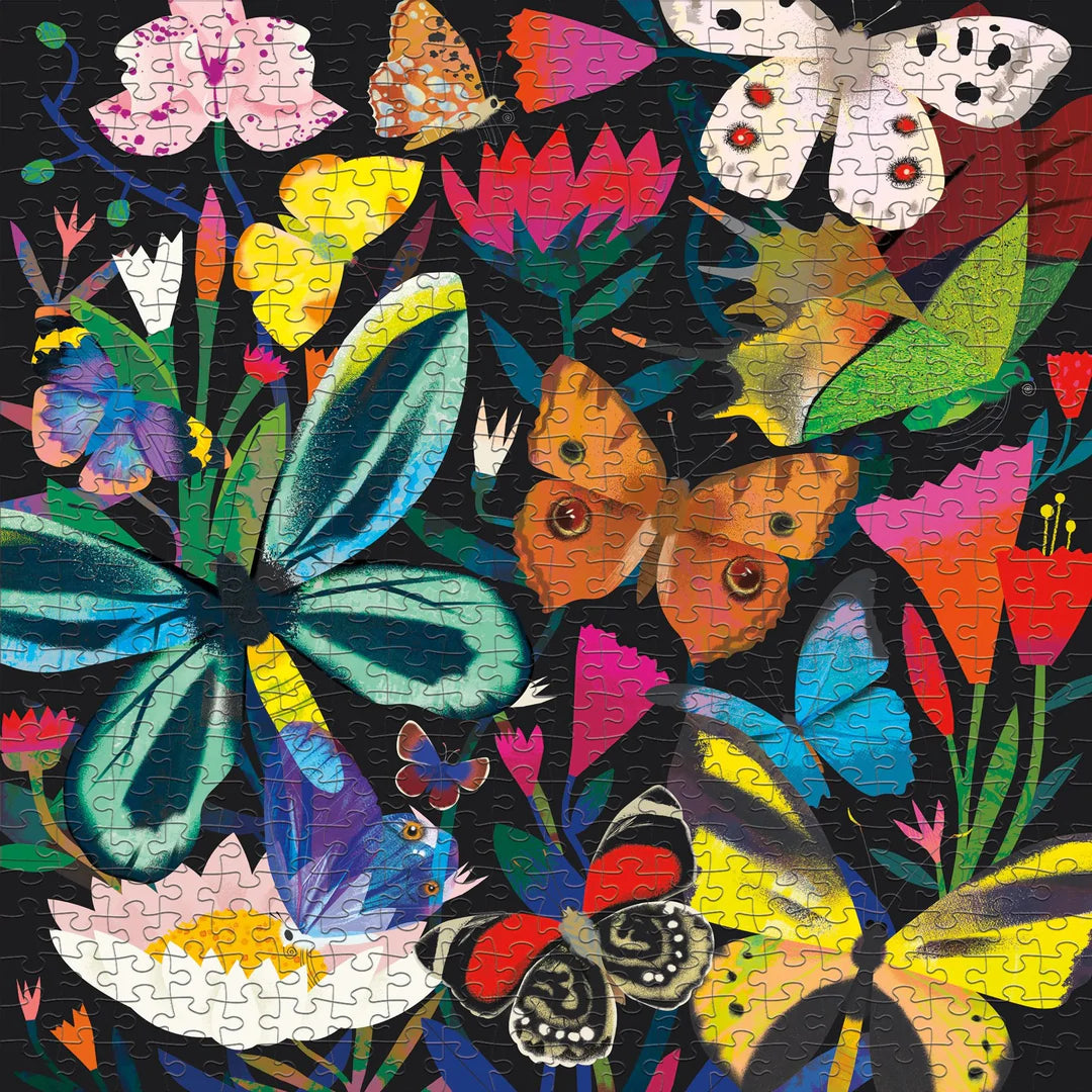Butterflies Illuminated 500 Piece Glow Puzzle