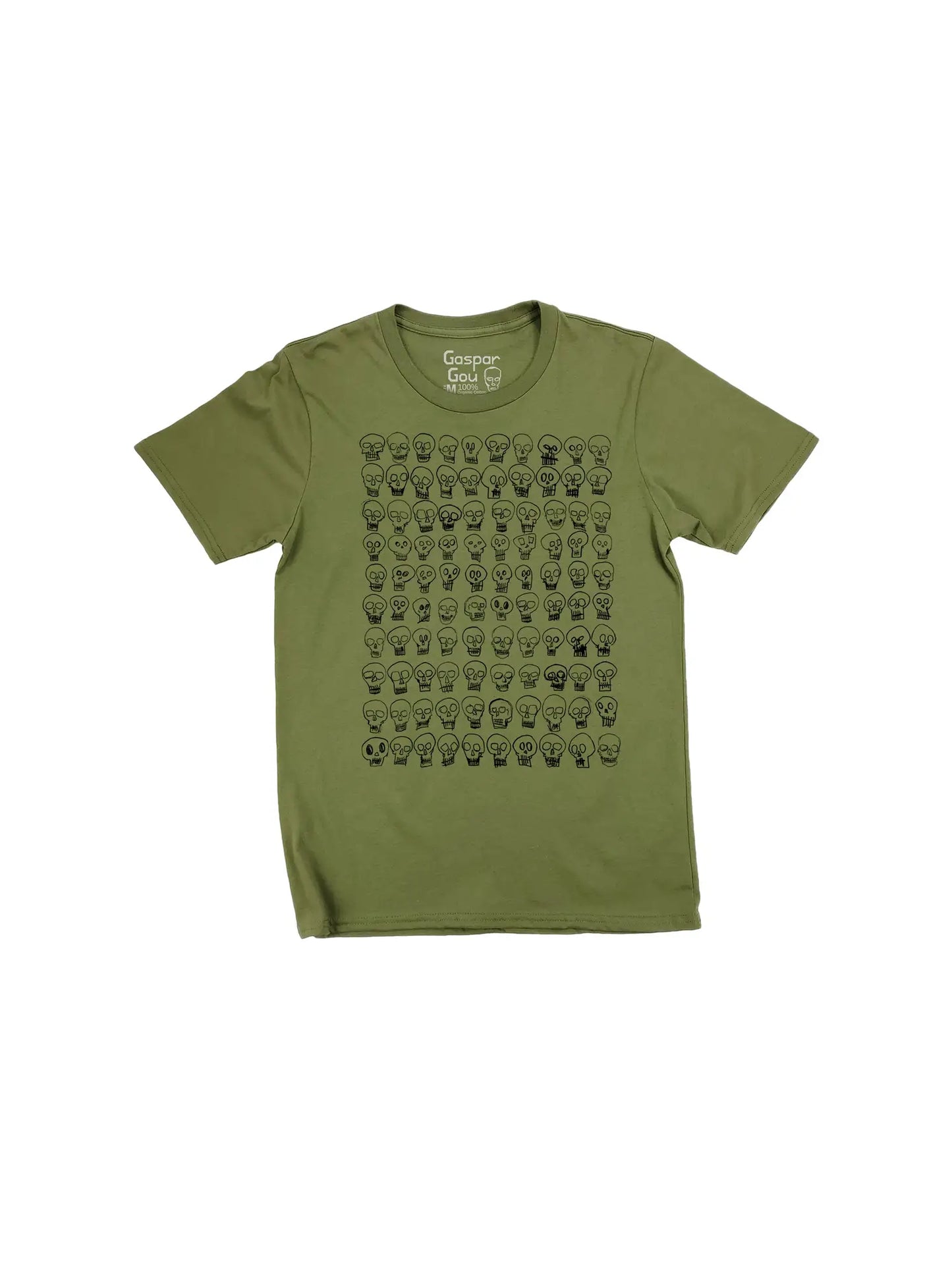 Catacombs Upshaw Organic Tee Green Olive