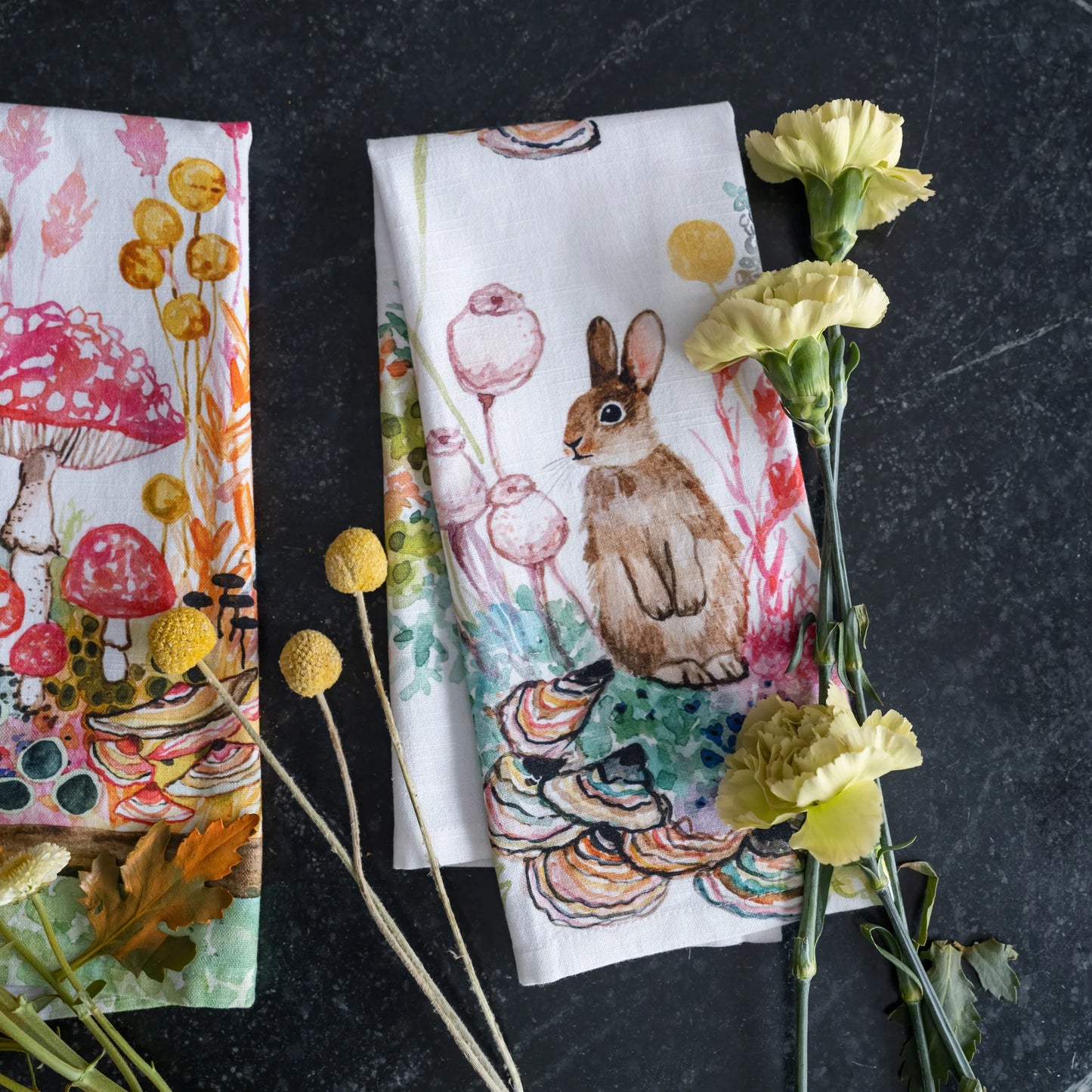 Full Bloom Tea Towel