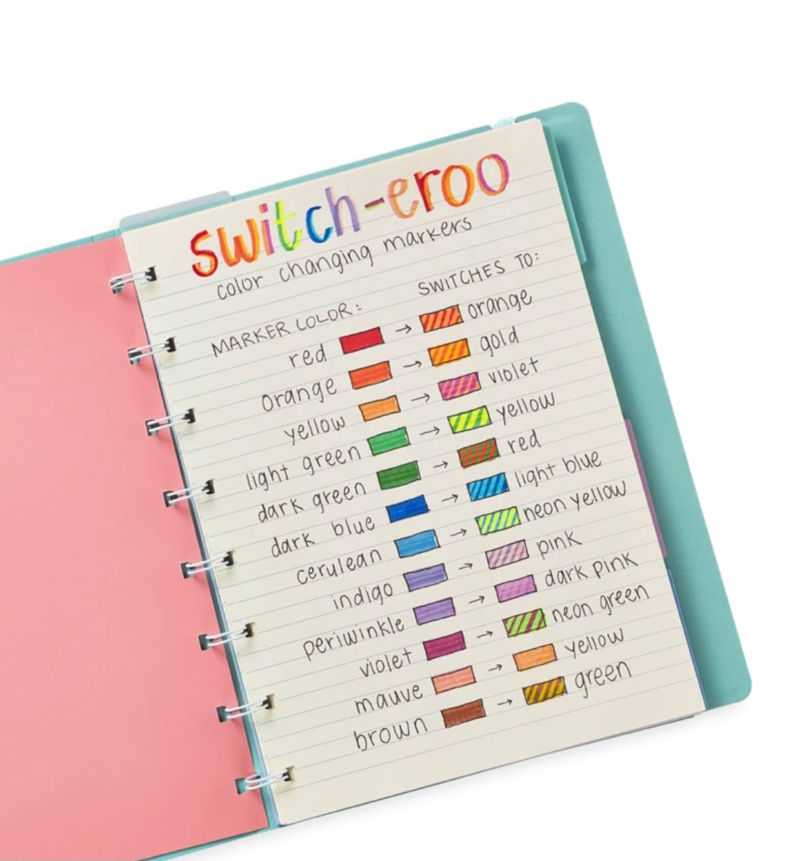 Switch-Eroo Coloring Changing Markers