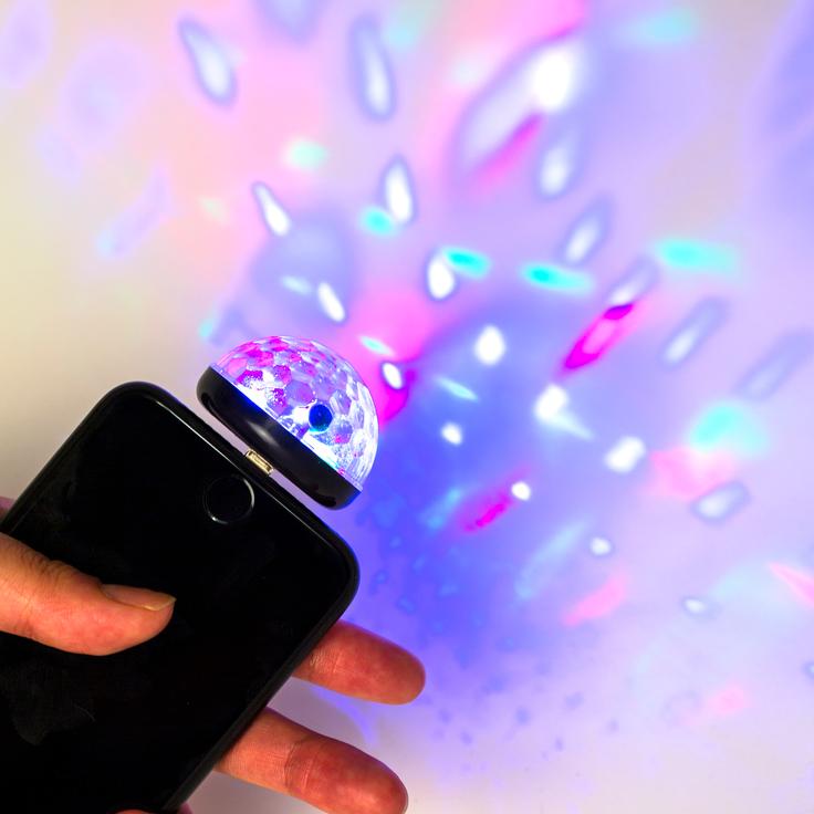 Phone disco light