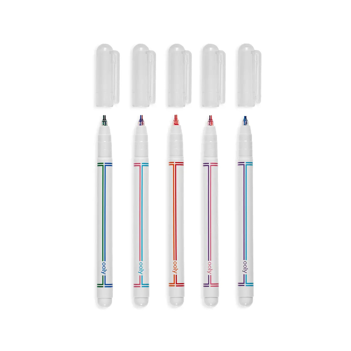 Seeing Double Fine Felt DoubleTip Markers - Set of 5