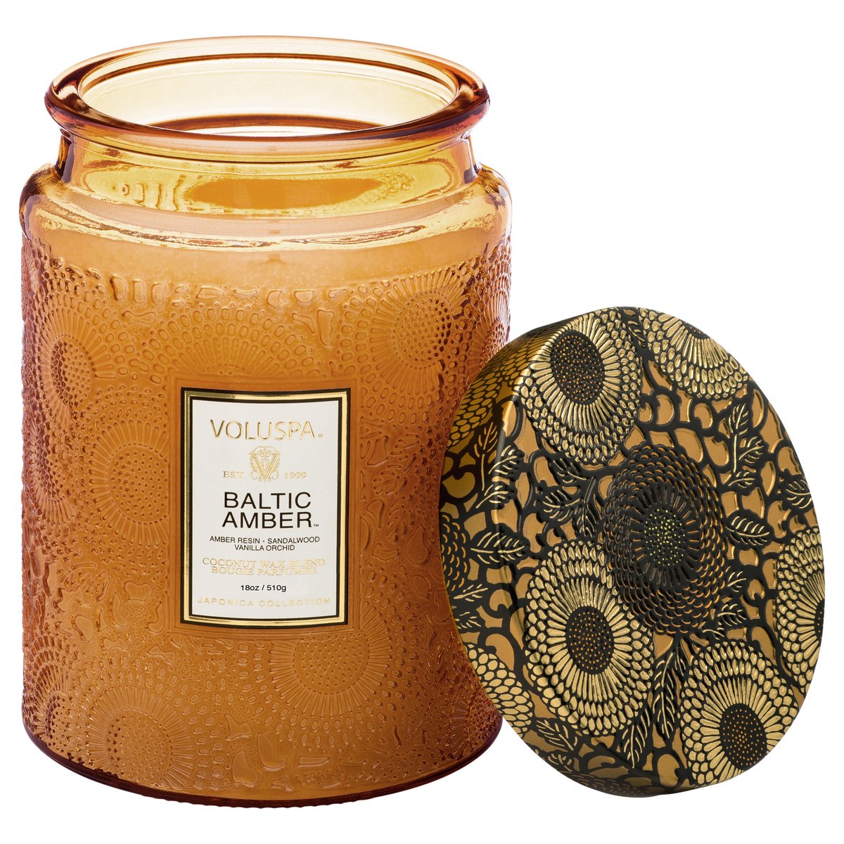 Baltic Amber large jar candle
