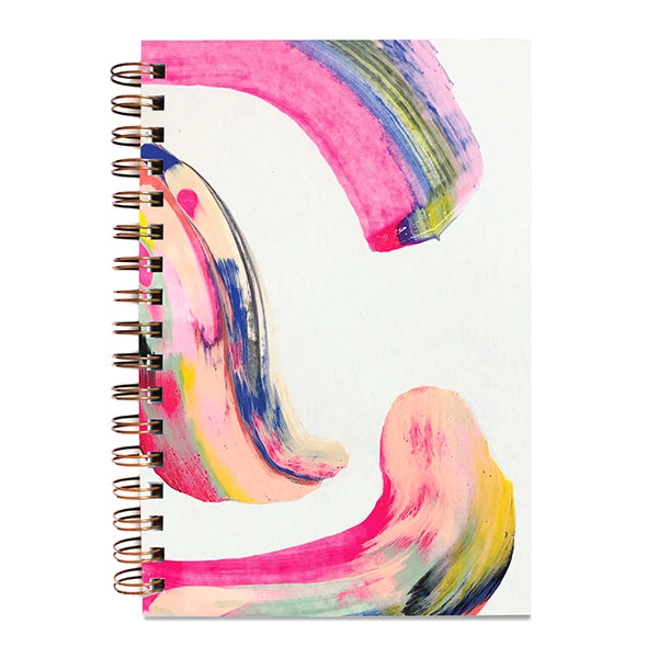 Candy Swirl Hand Painted Notebook