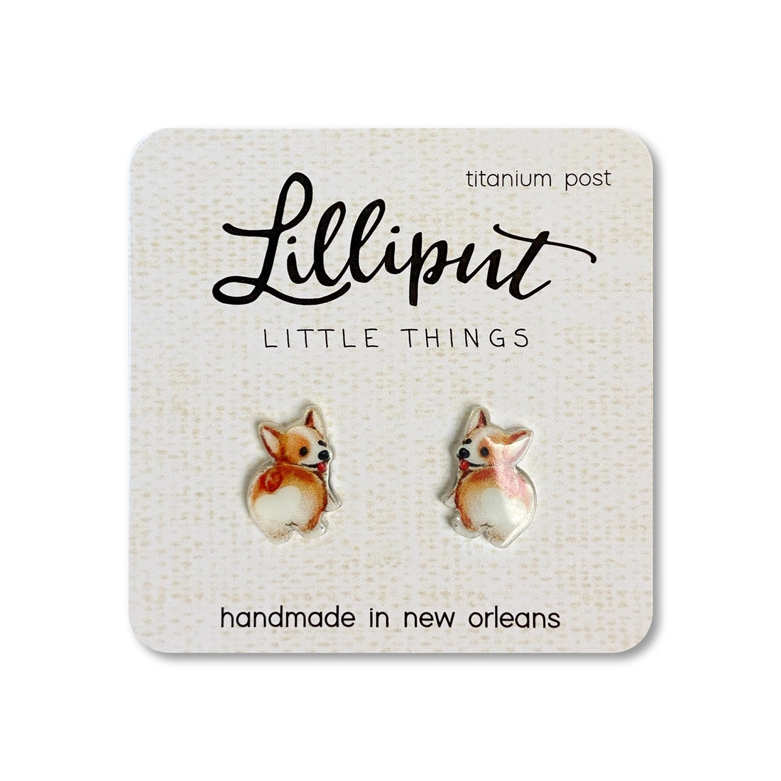 Corgi Butt Earrings