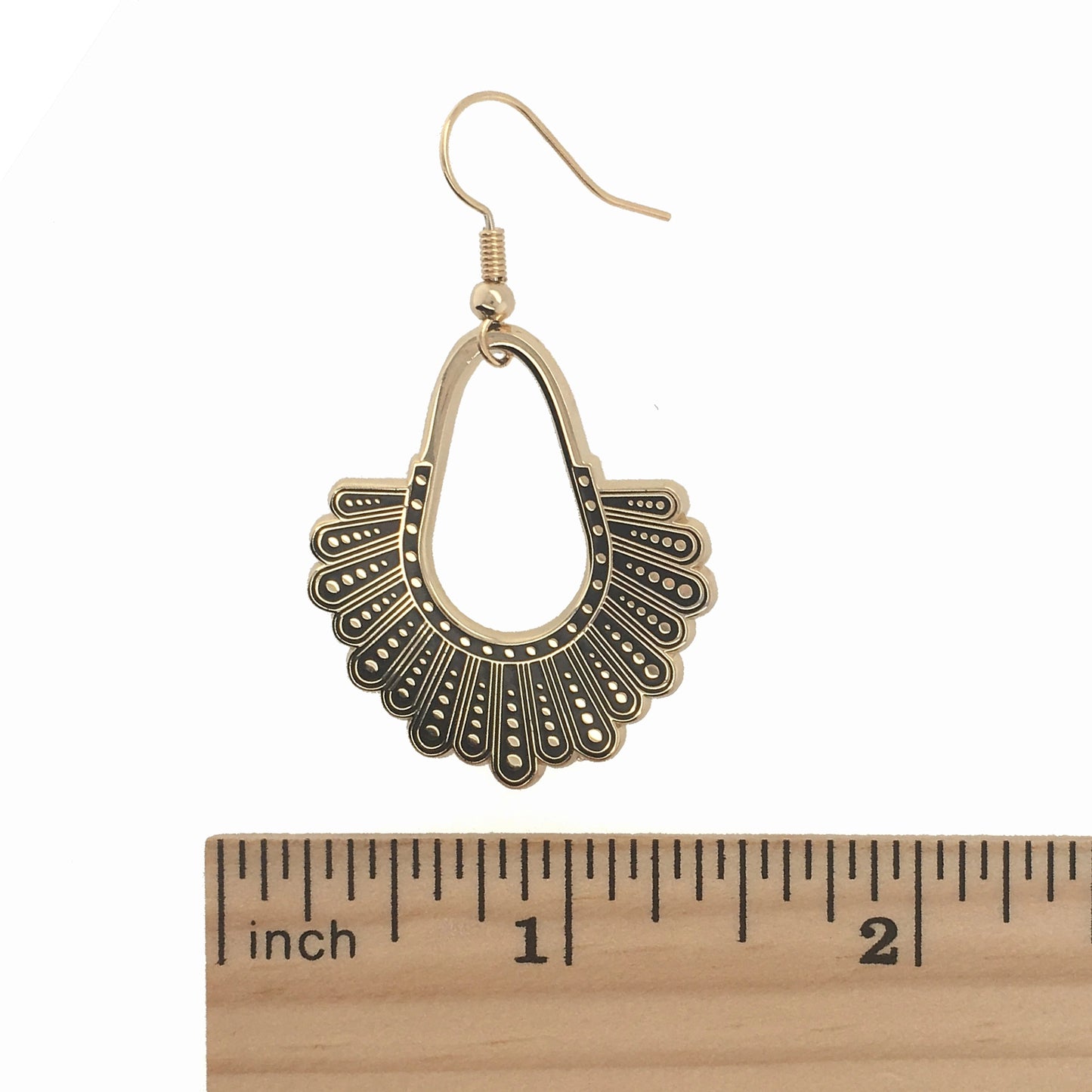 Gold Dissent Collar Earrings